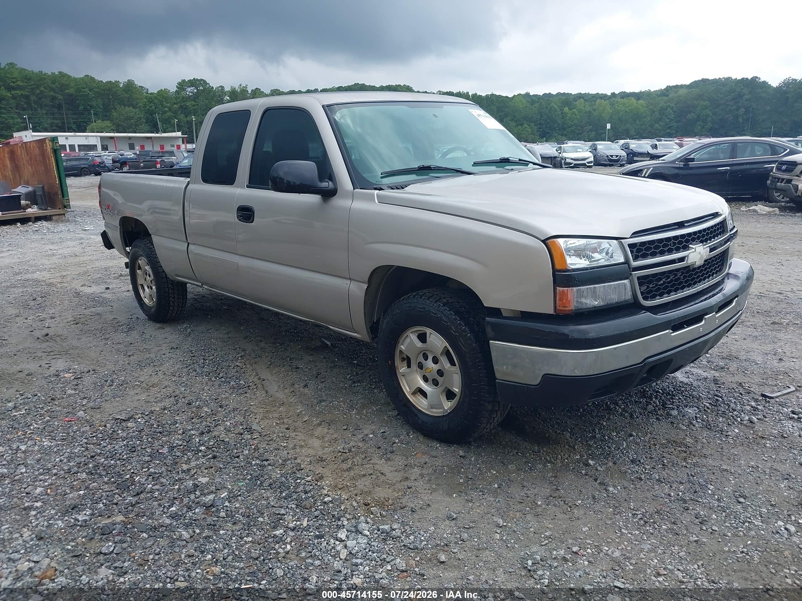 2006 Chevrolet Silverado 1500 Work Truck Silver vin: 1GCEK19V96Z170950