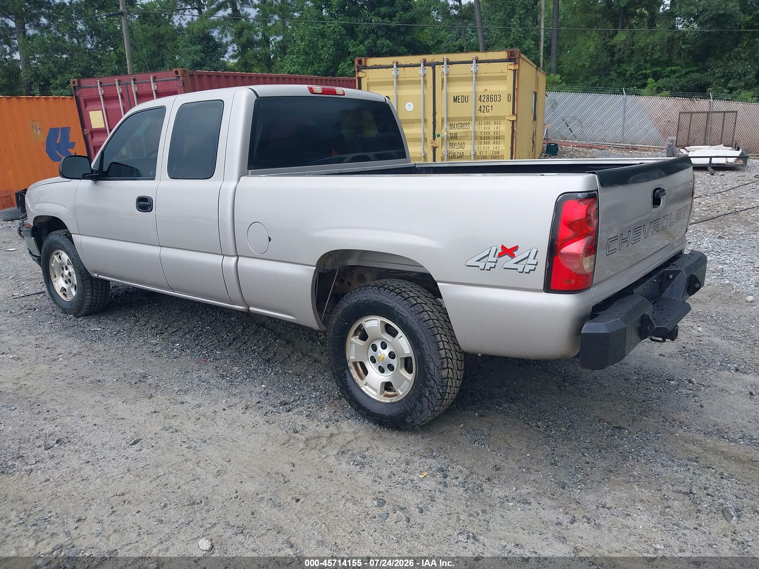 2006 Chevrolet Silverado 1500 Work Truck Silver vin: 1GCEK19V96Z170950