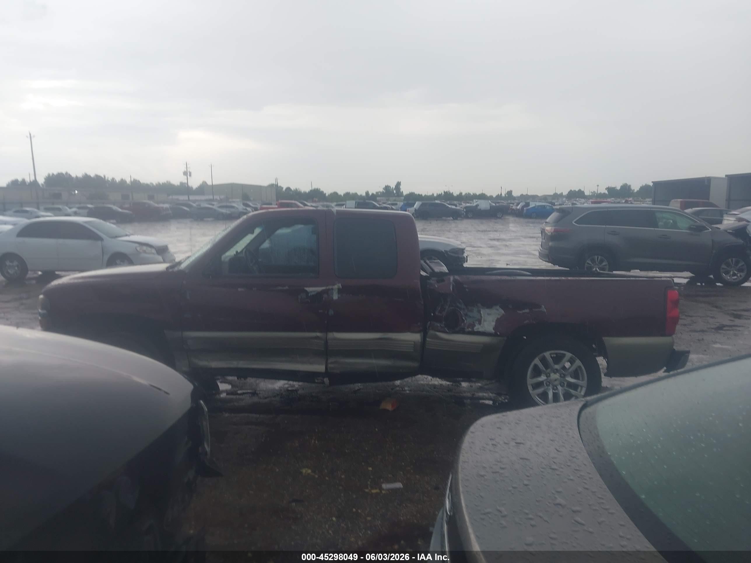 1999 Chevrolet Silverado 1500 Ls Burgundy vin: 1GCEK19V9XE203390