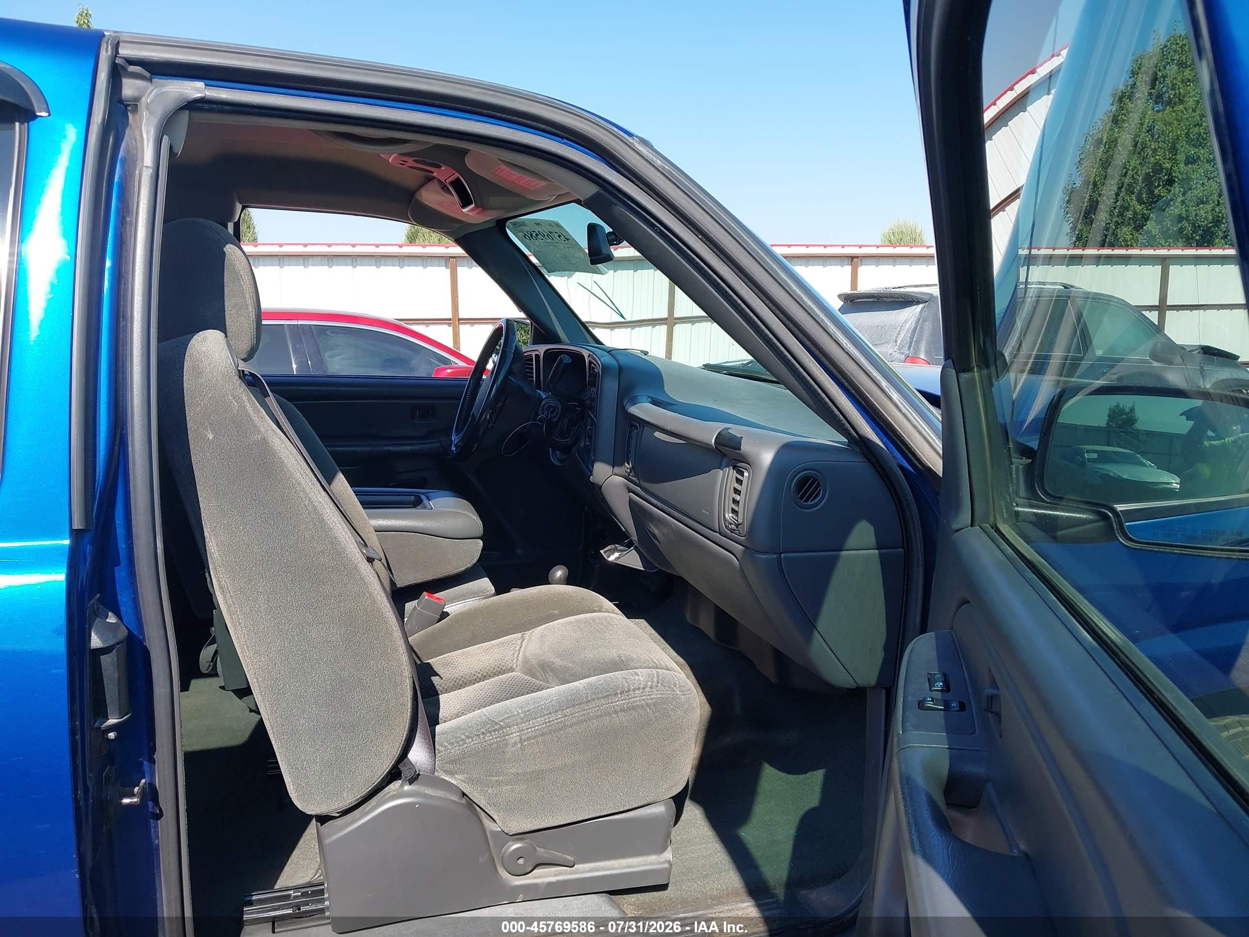 2004 Chevrolet Silverado 1500 Ls Blue vin: 1GCEK19VX4E124726