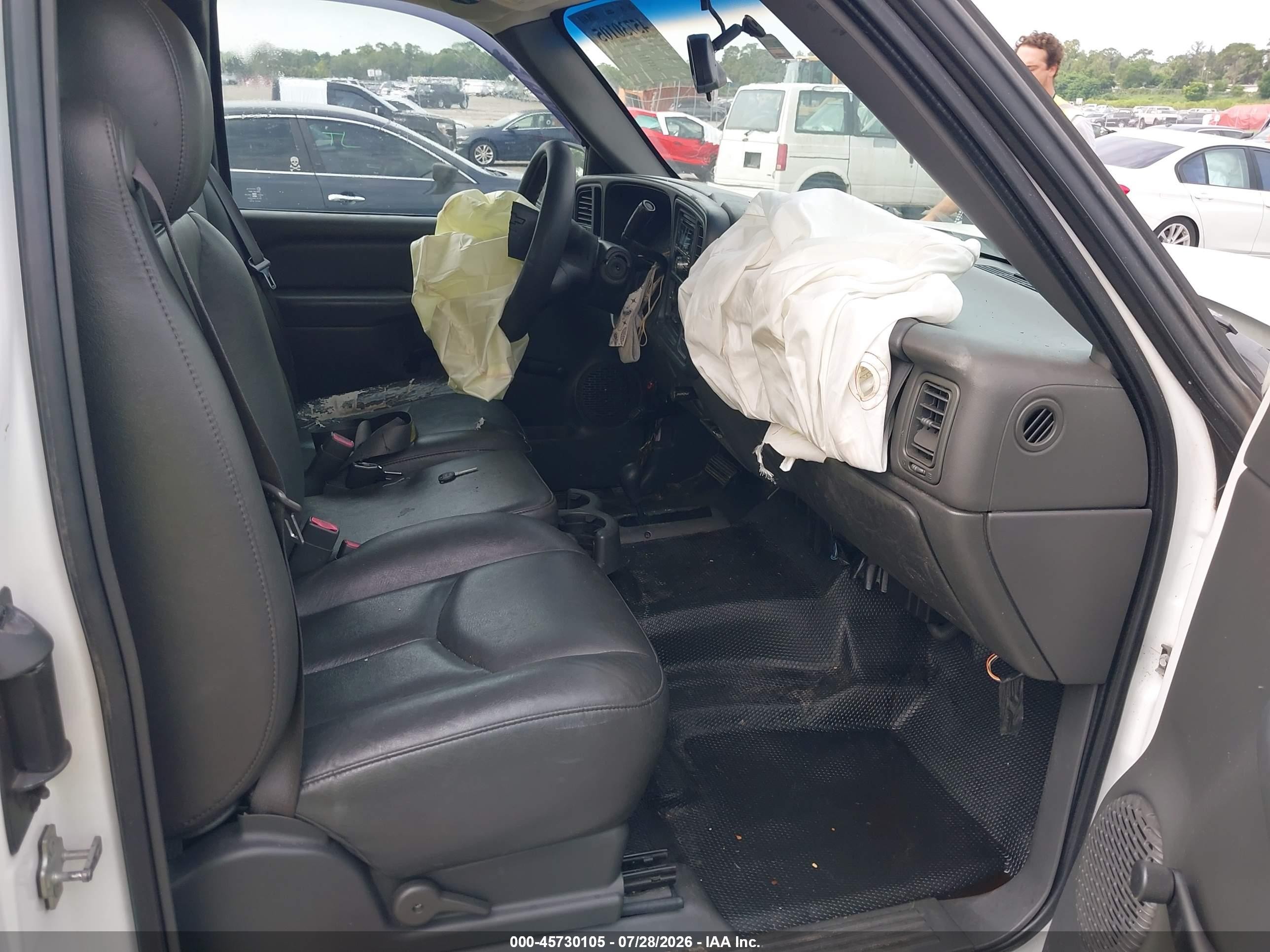 2005 Chevrolet Silverado 1500 Work Truck White vin: 1GCEK19VX5Z255732