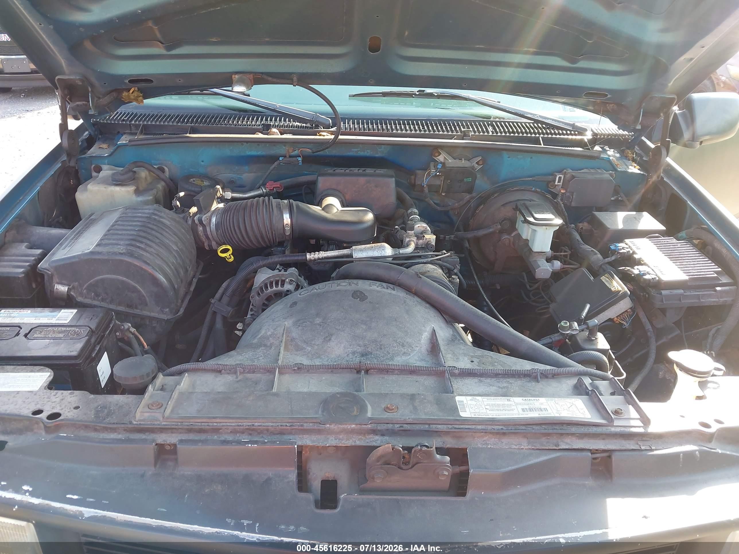 1998 Chevrolet C/k 1500 Fleetside Черный vin: 1GCEK19W4WE240578