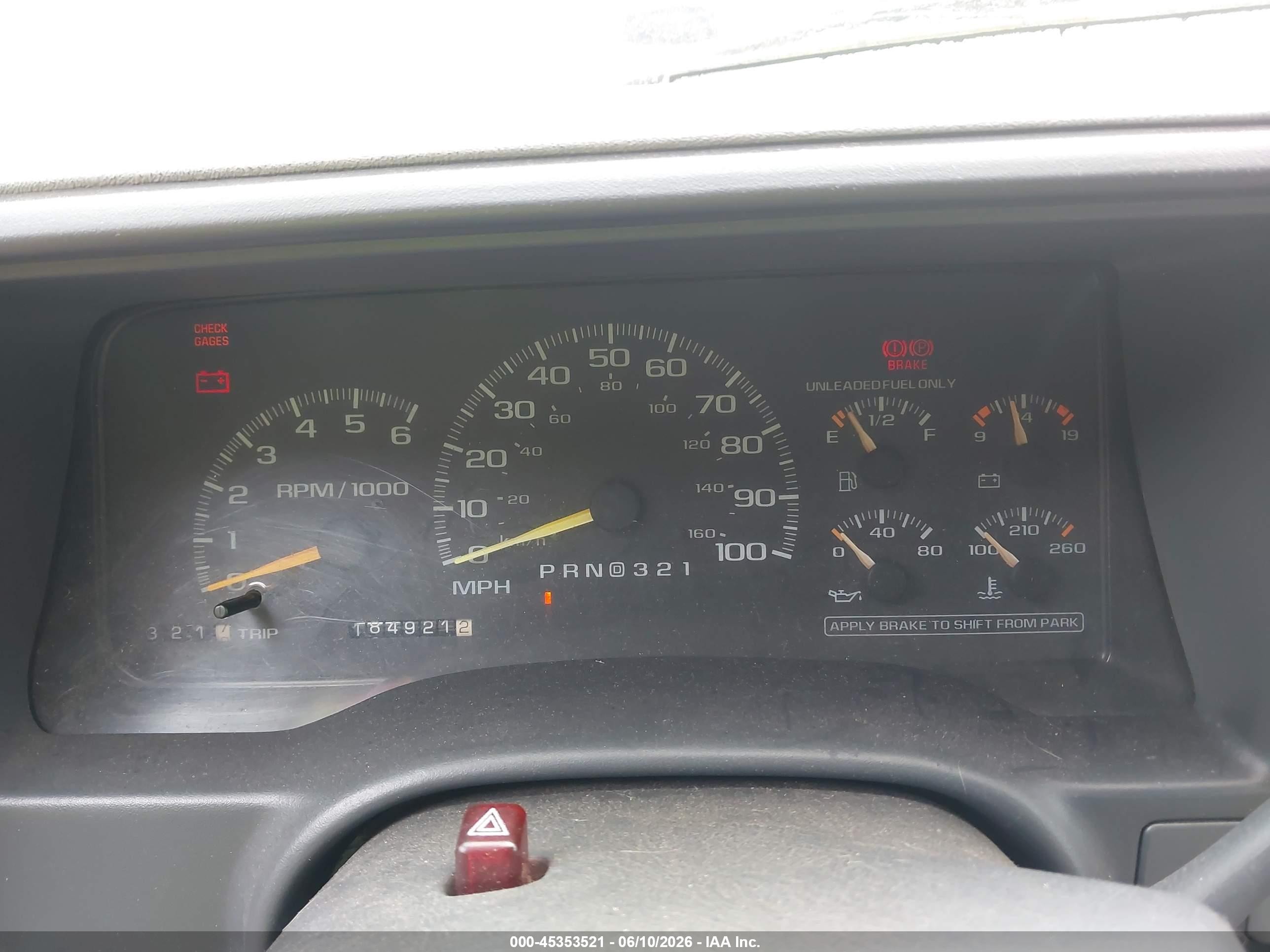 1998 Chevrolet C/k 1500 Fleetside Gold vin: 1GCEK19W7WE165990