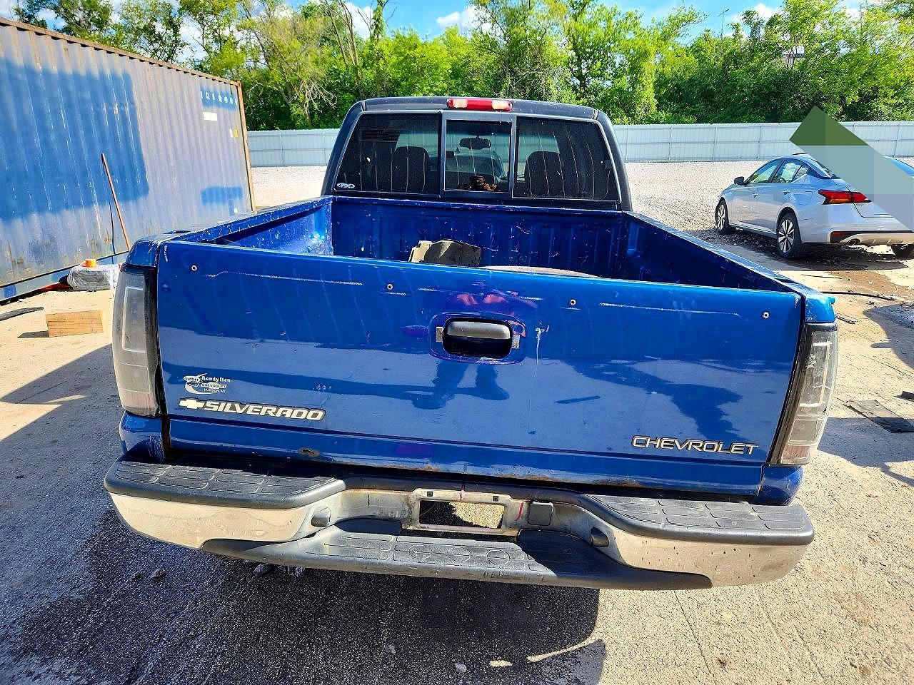 2005 Chevrolet Silverado K1500 Blue vin: 1GCEK19Z05Z145954