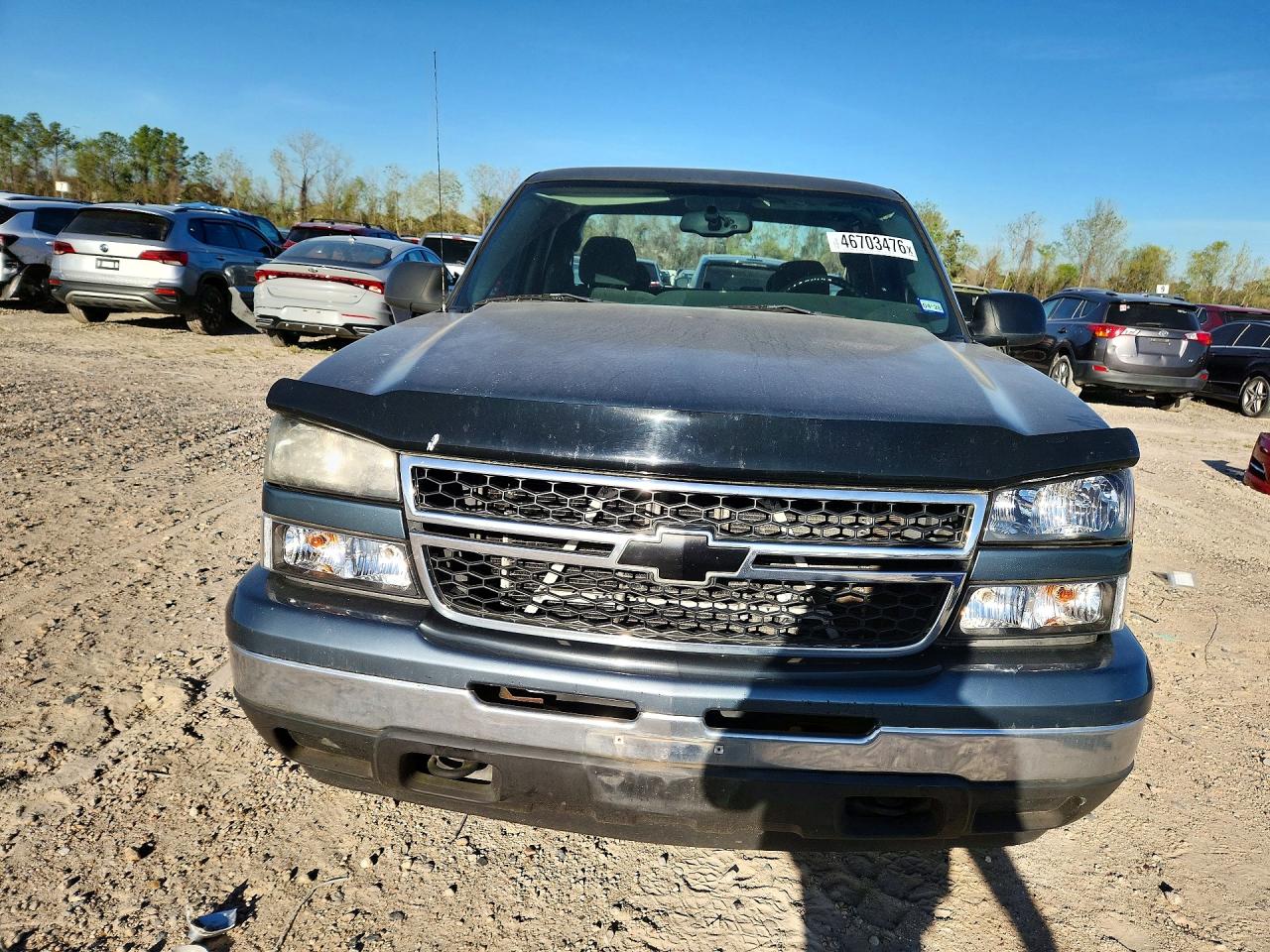 2006 Chevrolet Silverado K1500 Blue vin: 1GCEK19Z06Z250446