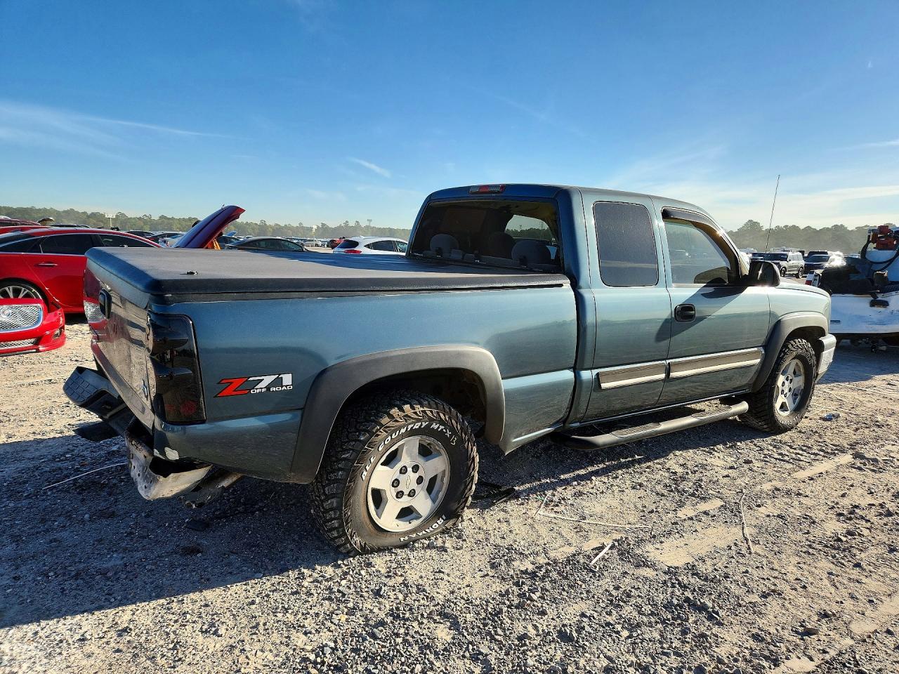 2006 Chevrolet Silverado K1500 Blue vin: 1GCEK19Z06Z250446