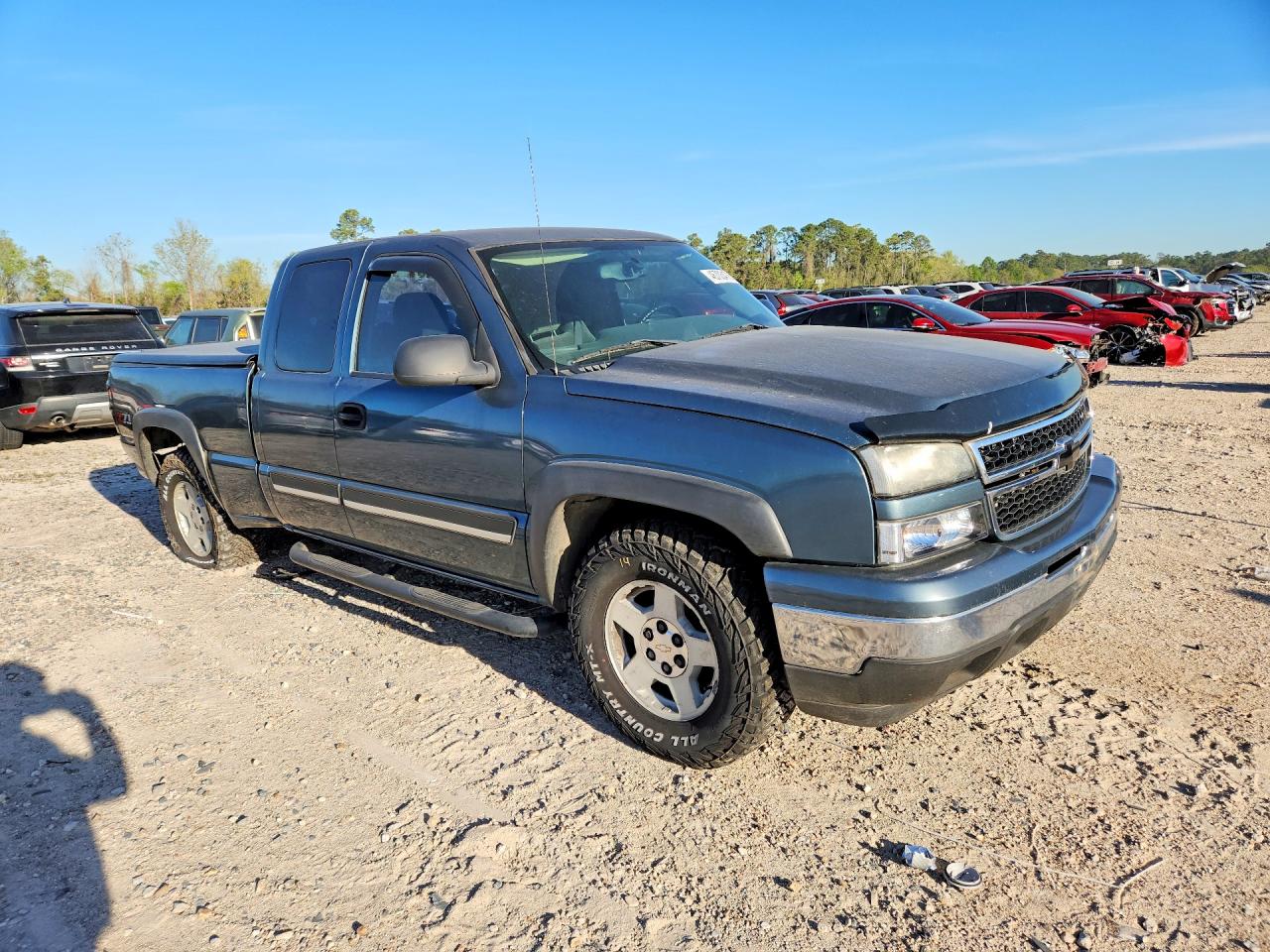 2006 Chevrolet Silverado K1500 Blue vin: 1GCEK19Z06Z250446