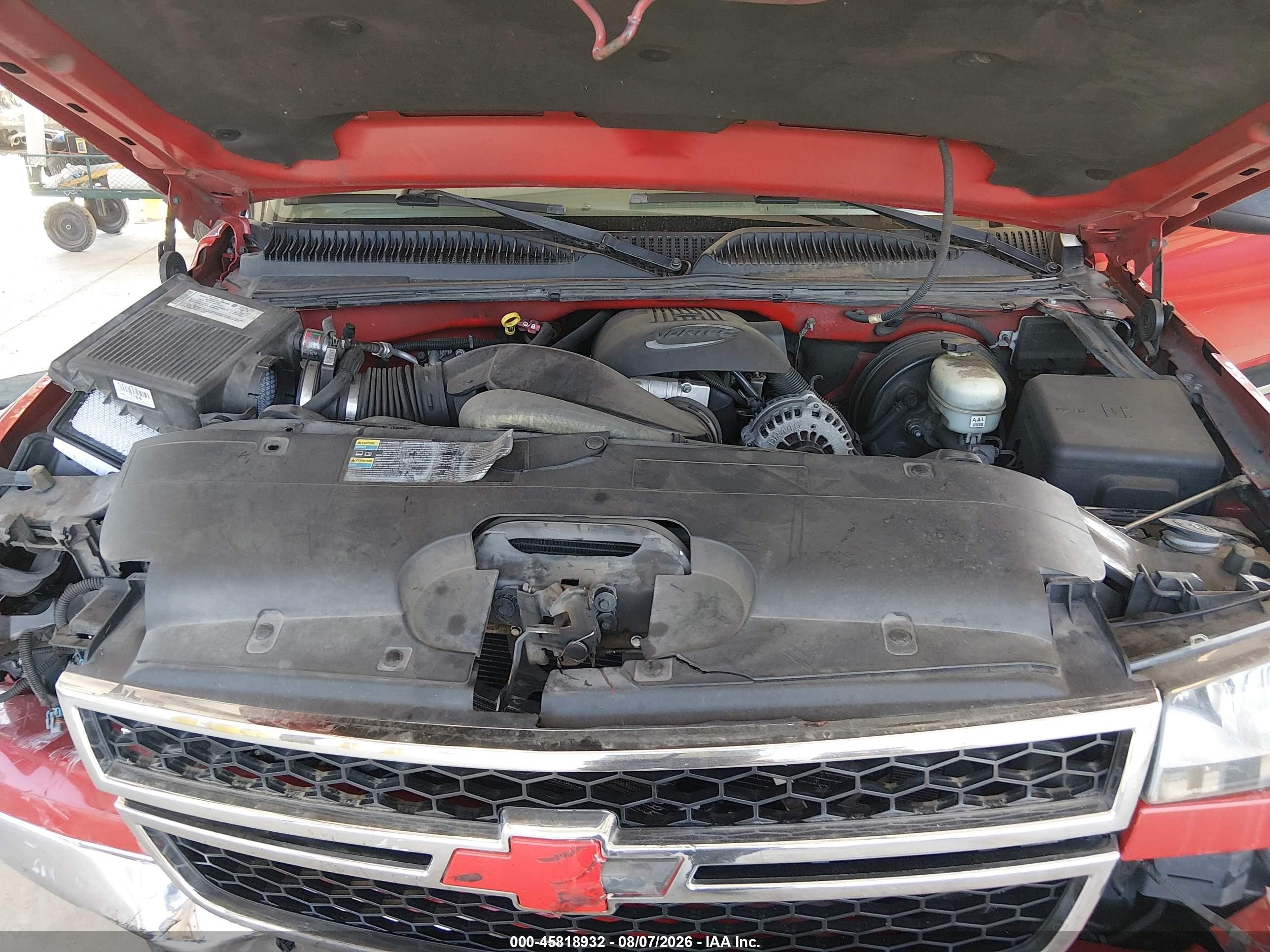 2007 Chevrolet Silverado 1500 Classic Lt3 Red vin: 1GCEK19Z17Z113534
