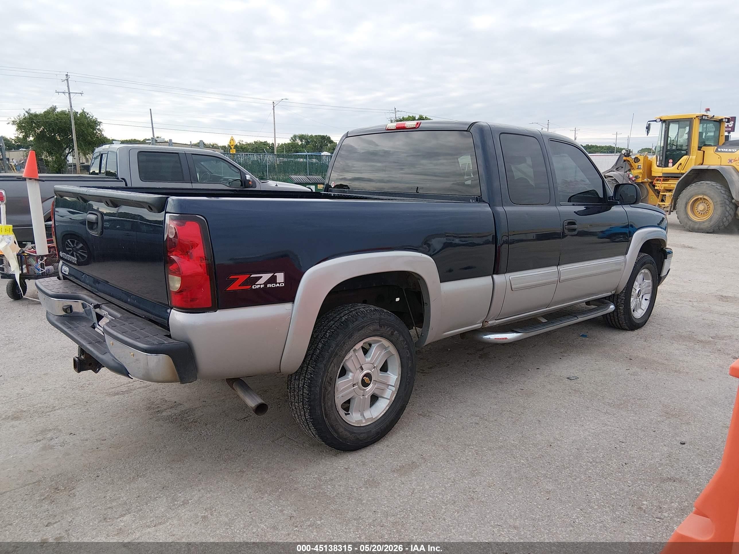 2007 Chevrolet Silverado 1500 Classic Lt1 Синий vin: 1GCEK19Z17Z114411