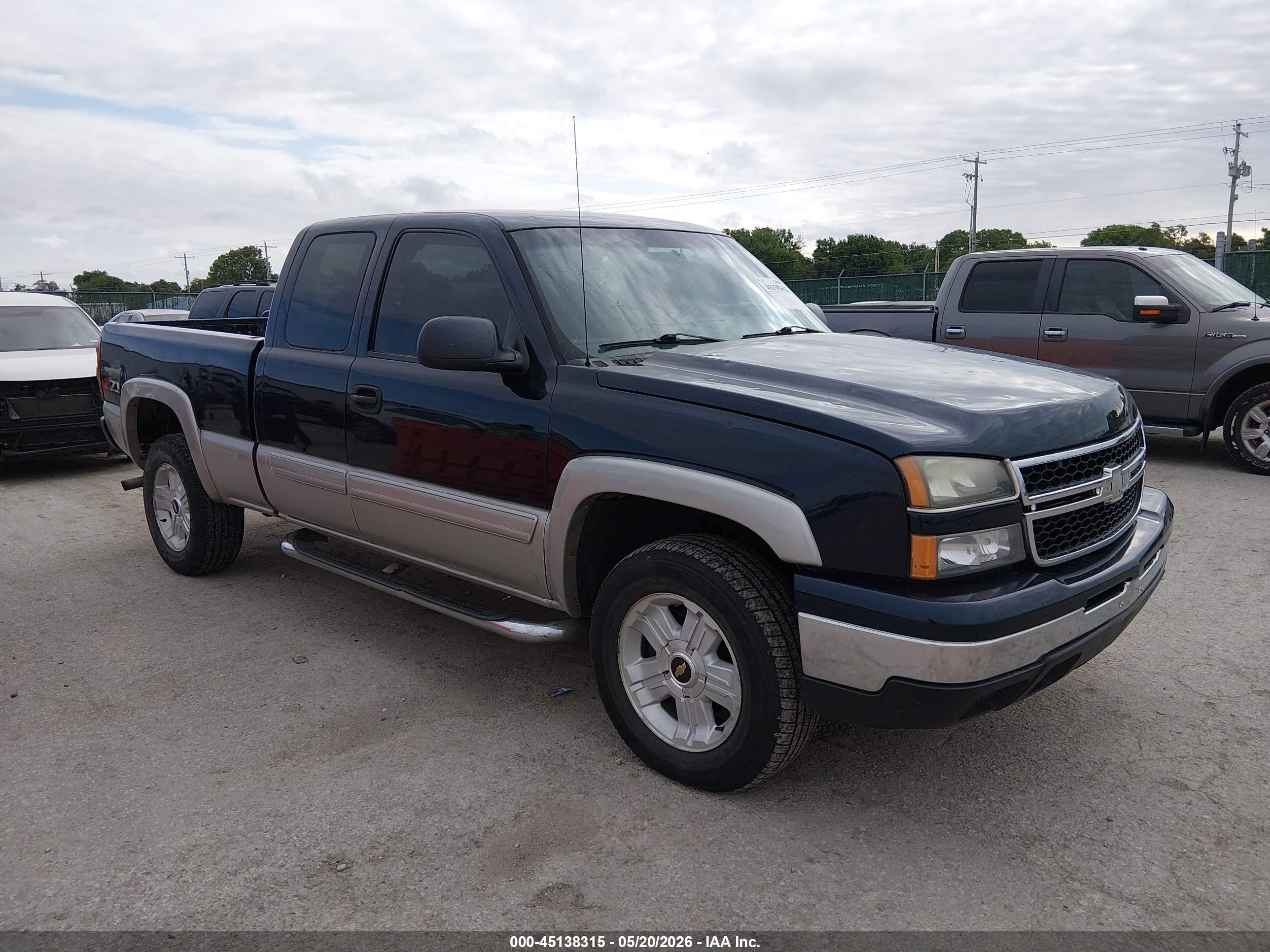 2007 Chevrolet Silverado 1500 Classic Lt1 Blue vin: 1GCEK19Z17Z114411