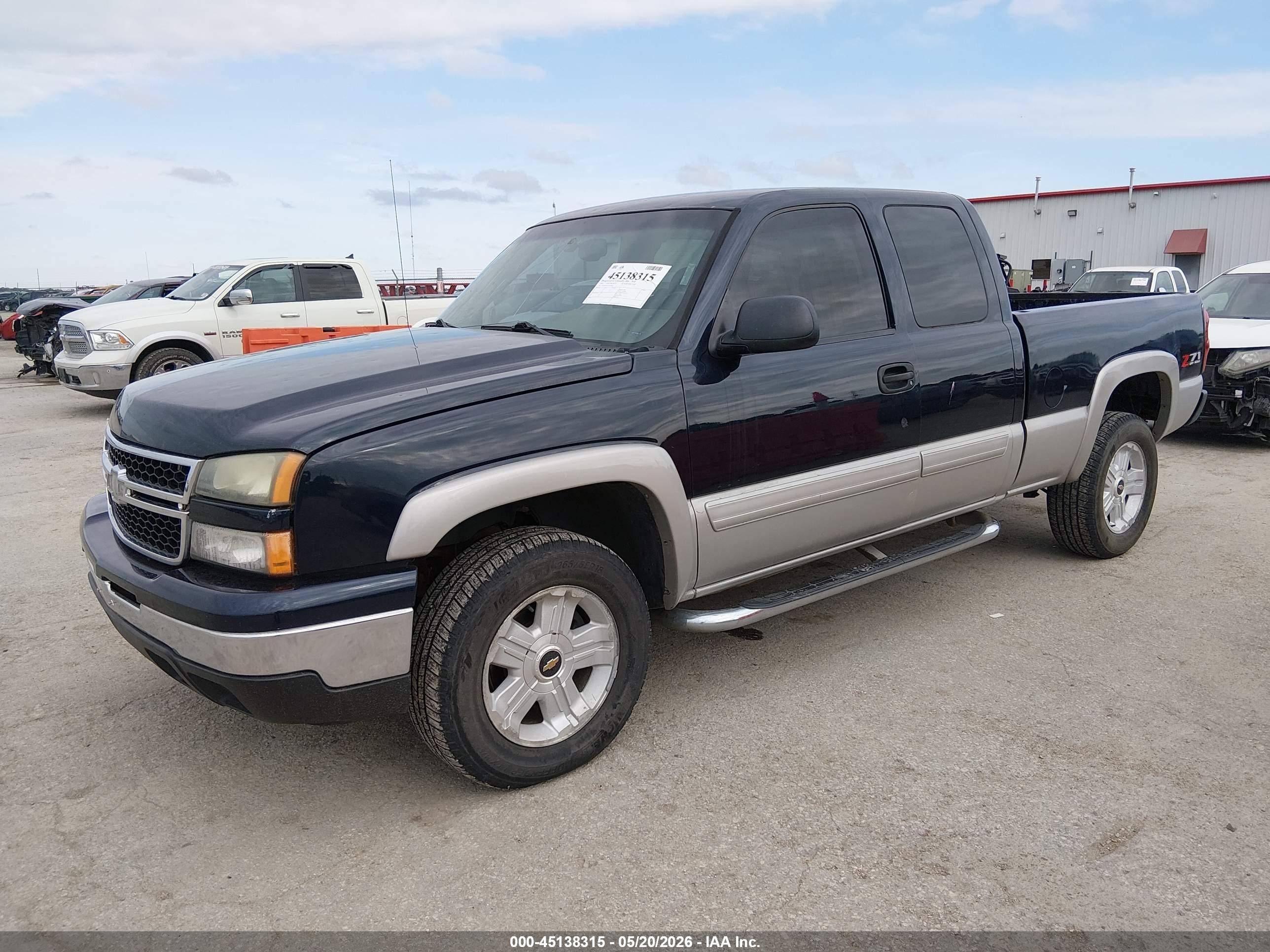 2007 Chevrolet Silverado 1500 Classic Lt1 Синий vin: 1GCEK19Z17Z114411