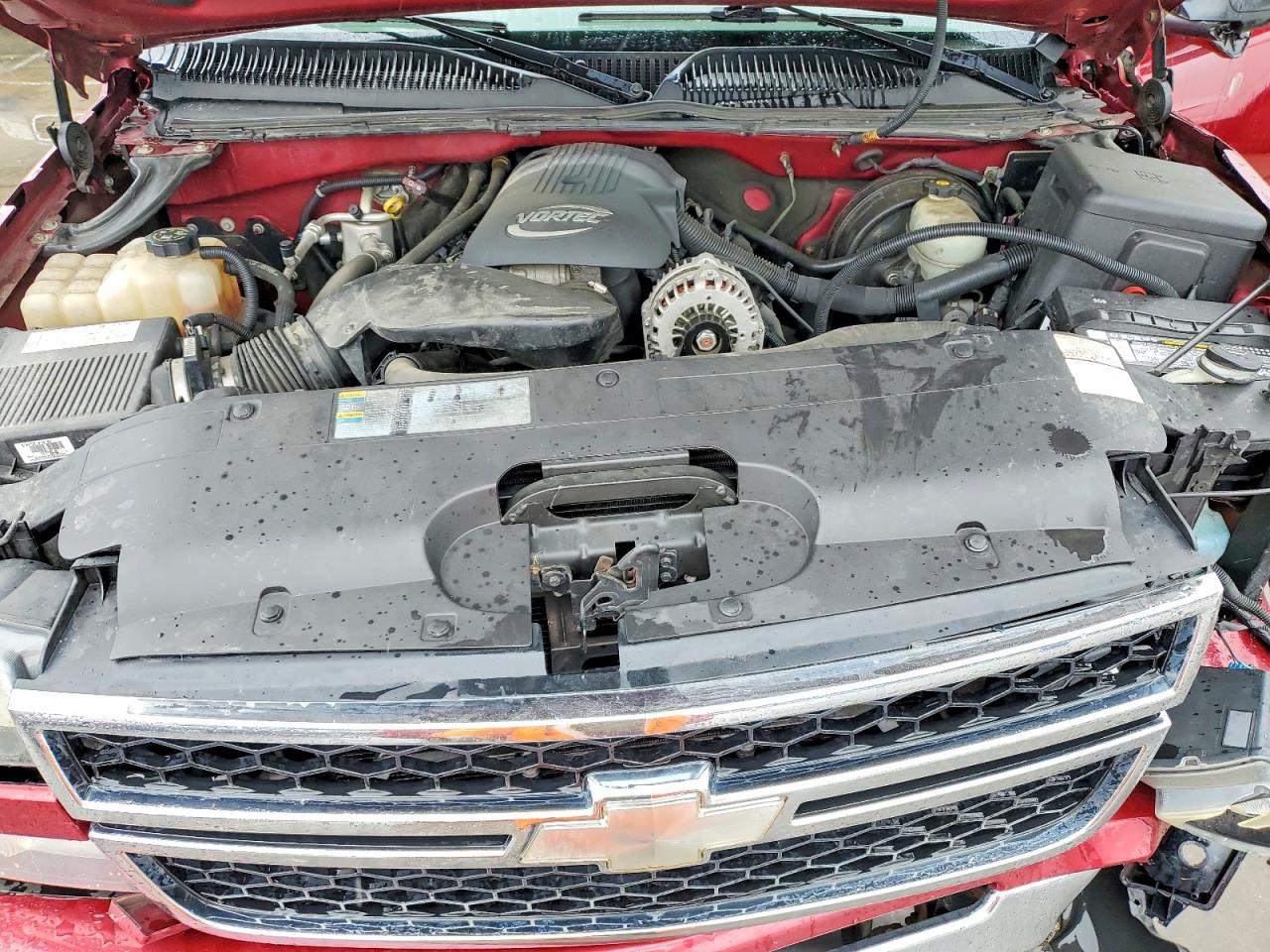 2007 Chevrolet Silverado K1500 Classic Red vin: 1GCEK19Z17Z135193