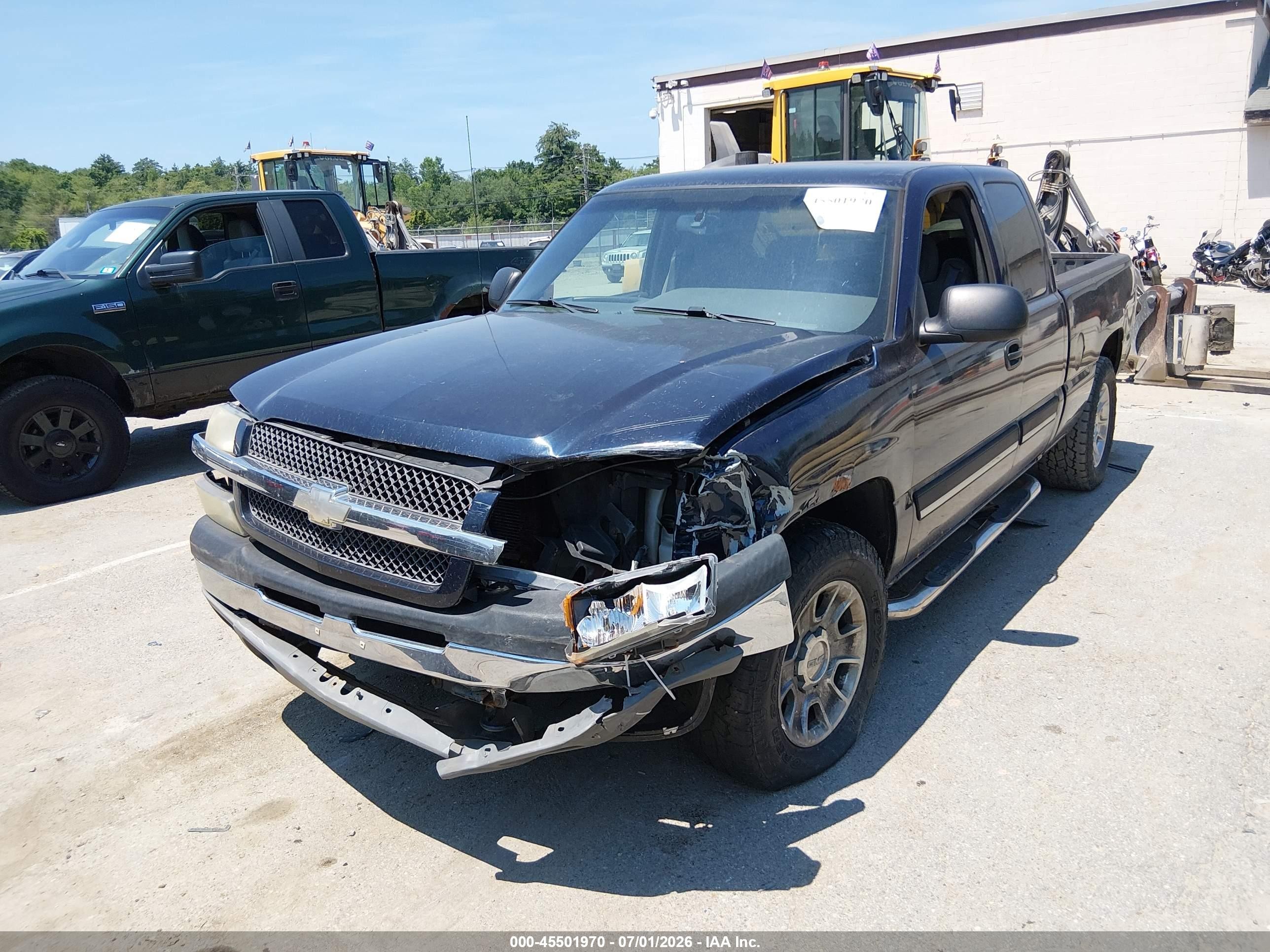 2005 Chevrolet Silverado 1500 Ls Blue vin: 1GCEK19Z25Z190460