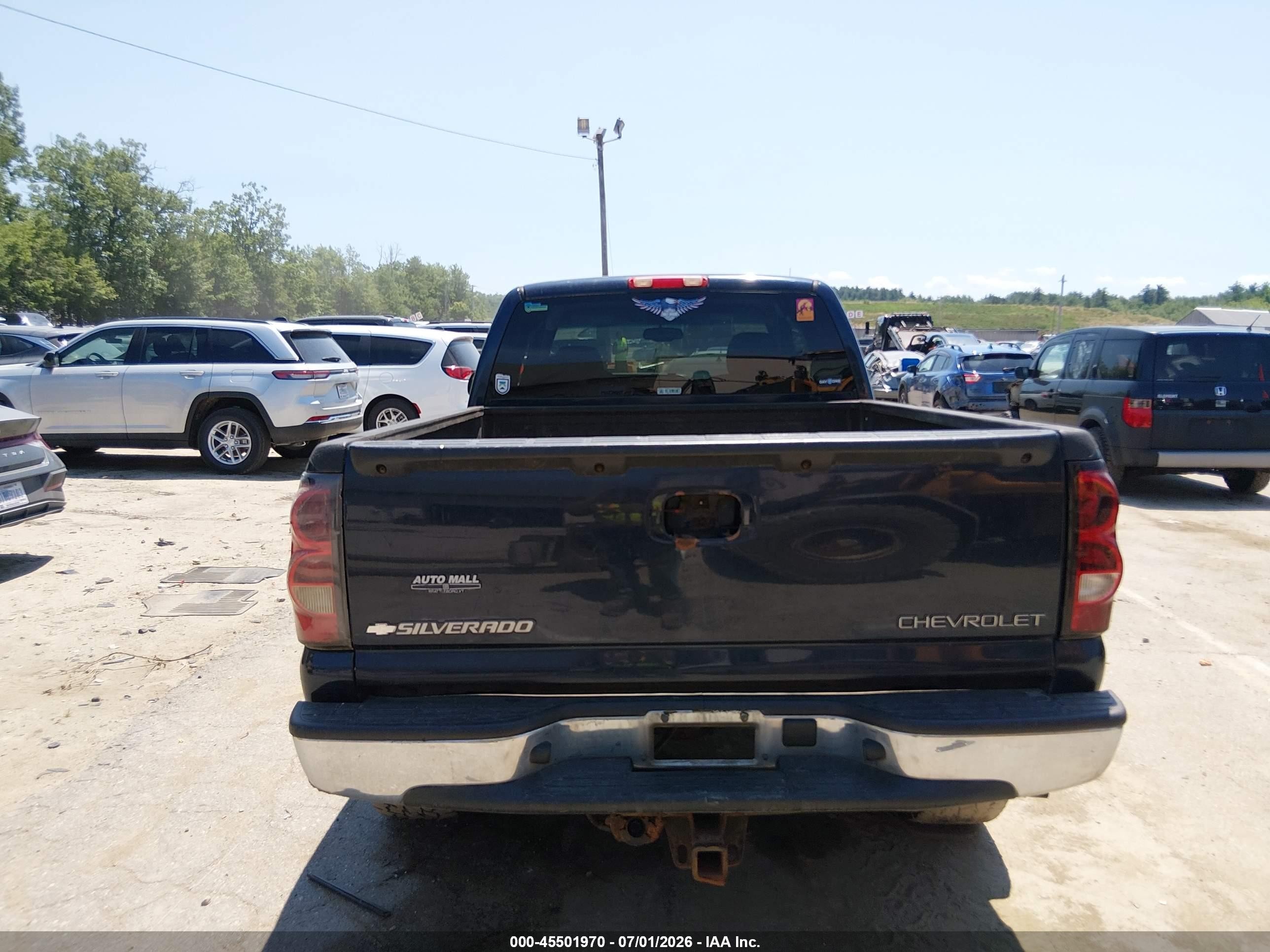 2005 Chevrolet Silverado 1500 Ls Blue vin: 1GCEK19Z25Z190460