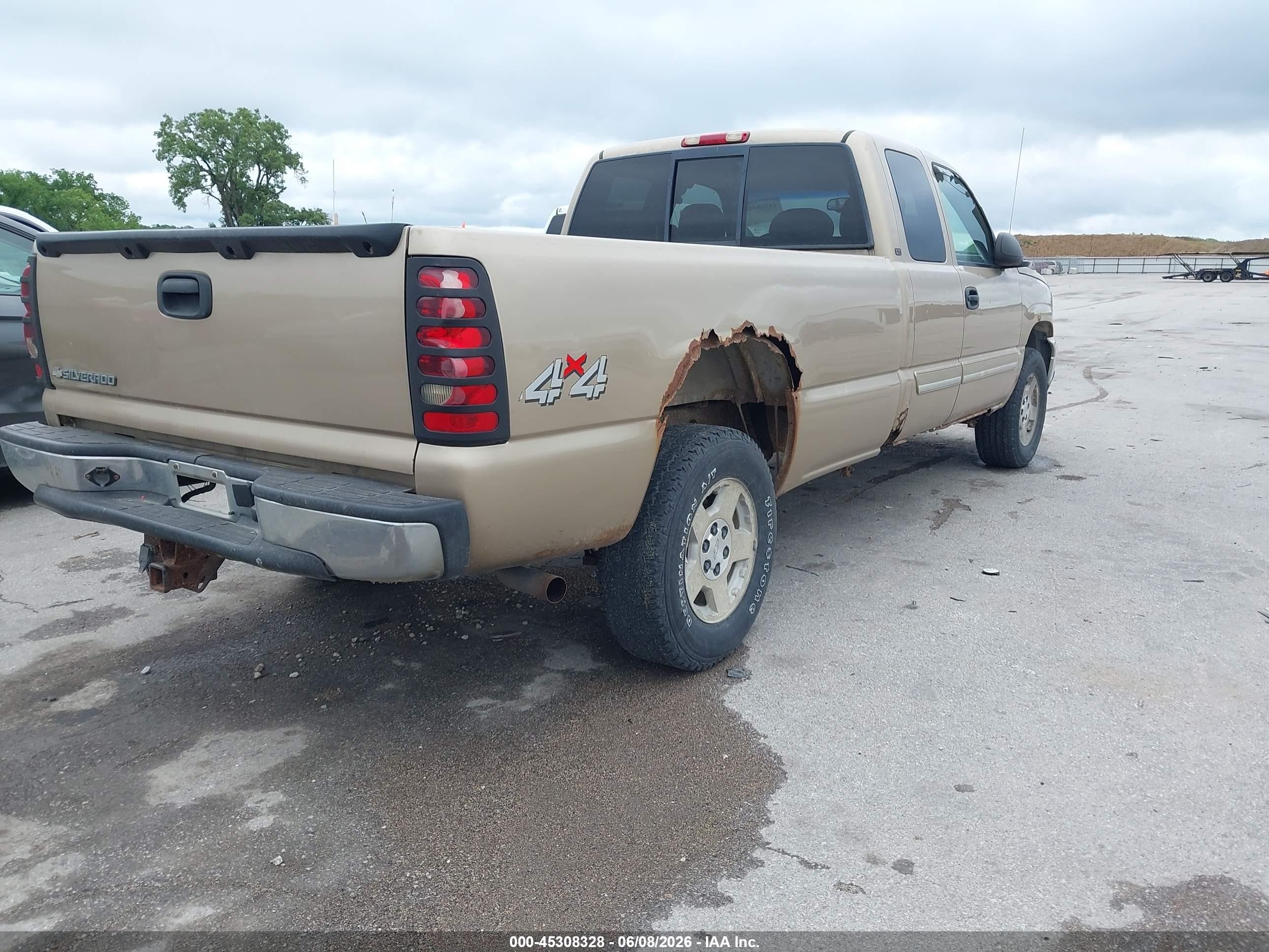 2006 Chevrolet Silverado 1500 Lt1 Tan vin: 1GCEK19Z26E252402