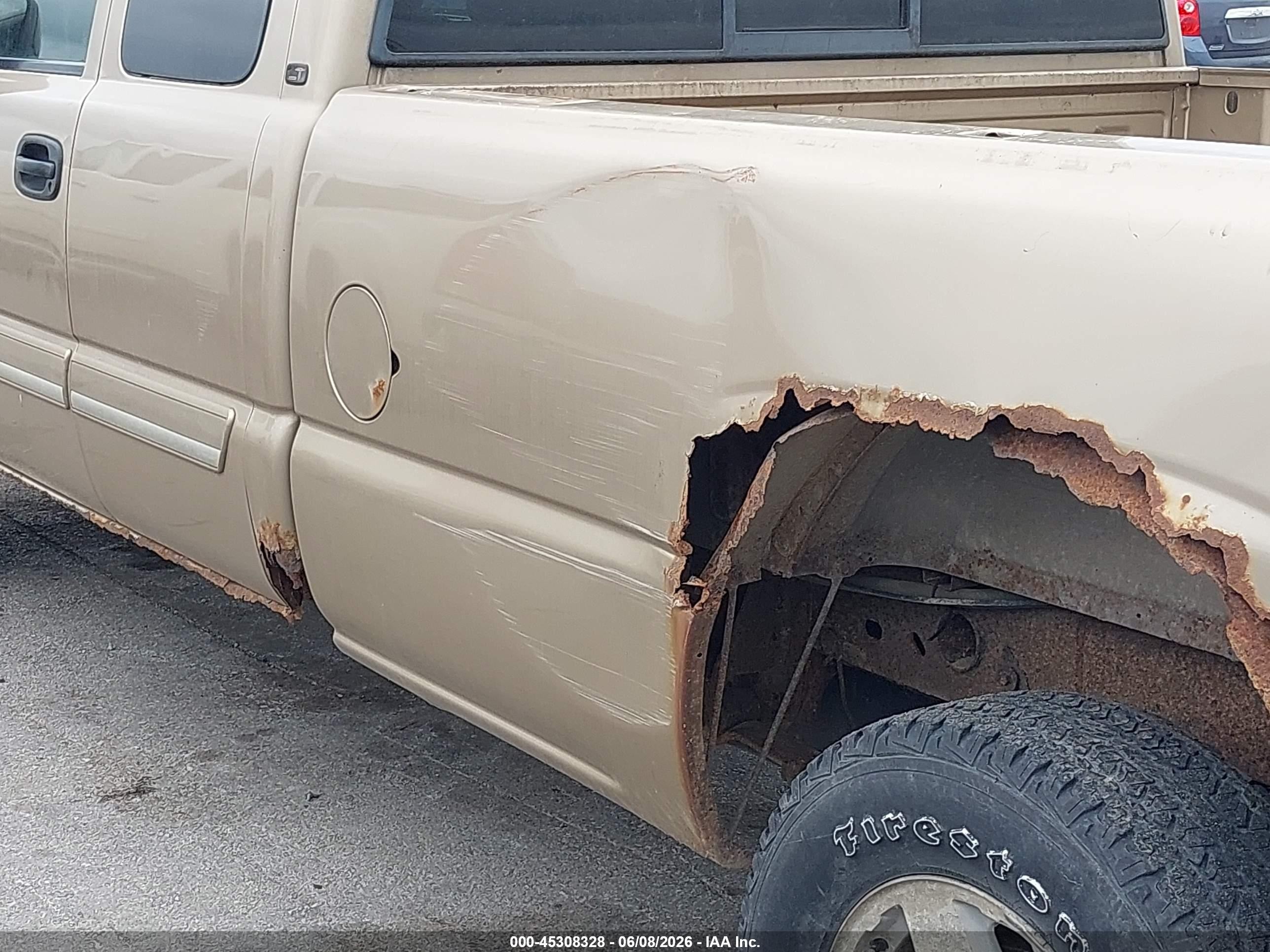 2006 Chevrolet Silverado 1500 Lt1 Tan vin: 1GCEK19Z26E252402