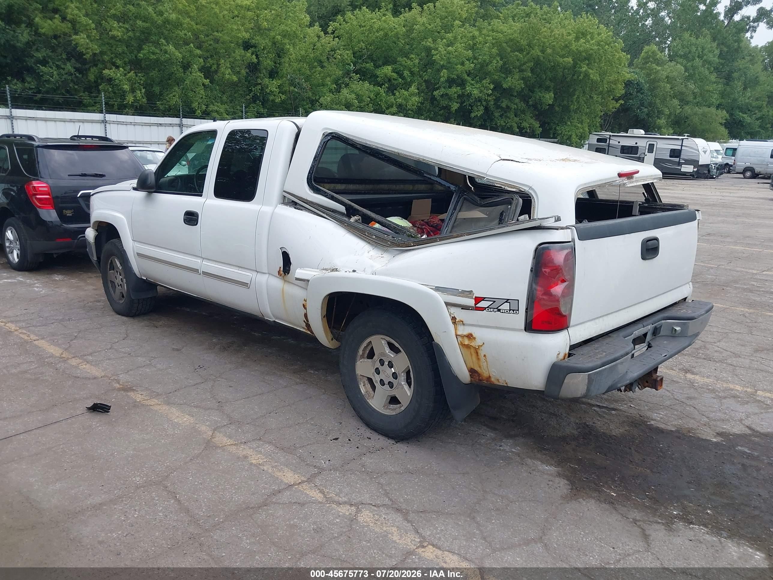 2006 Chevrolet Silverado 1500 Lt1 White vin: 1GCEK19Z26Z272352