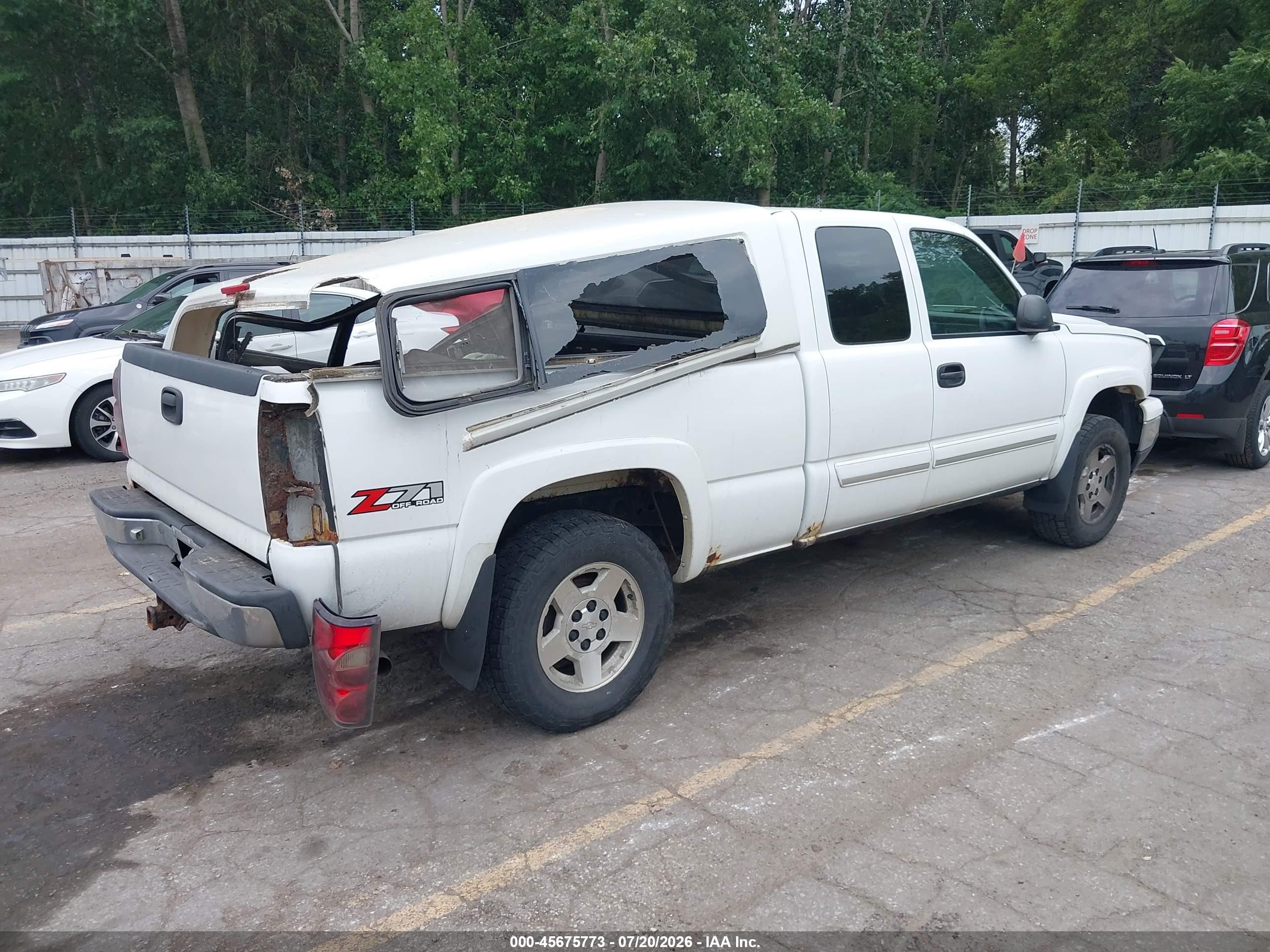 2006 Chevrolet Silverado 1500 Lt1 White vin: 1GCEK19Z26Z272352