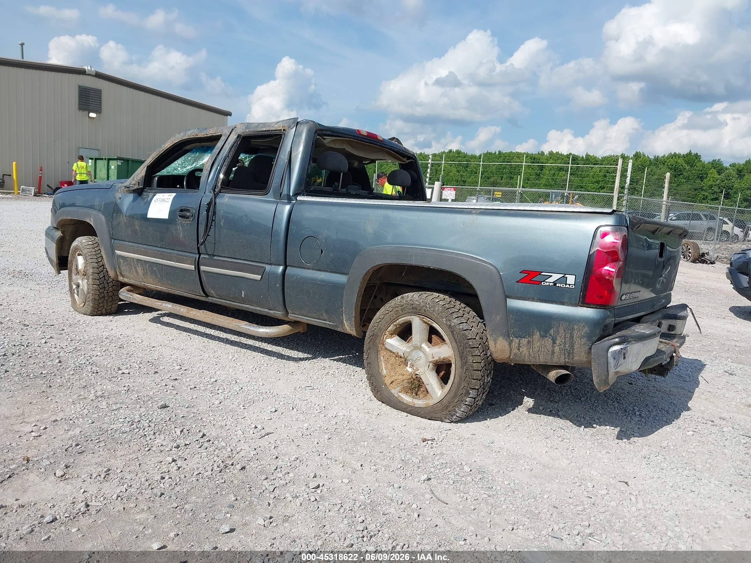2007 Chevrolet Silverado 1500 Classic Lt1 Blue vin: 1GCEK19Z27Z193541