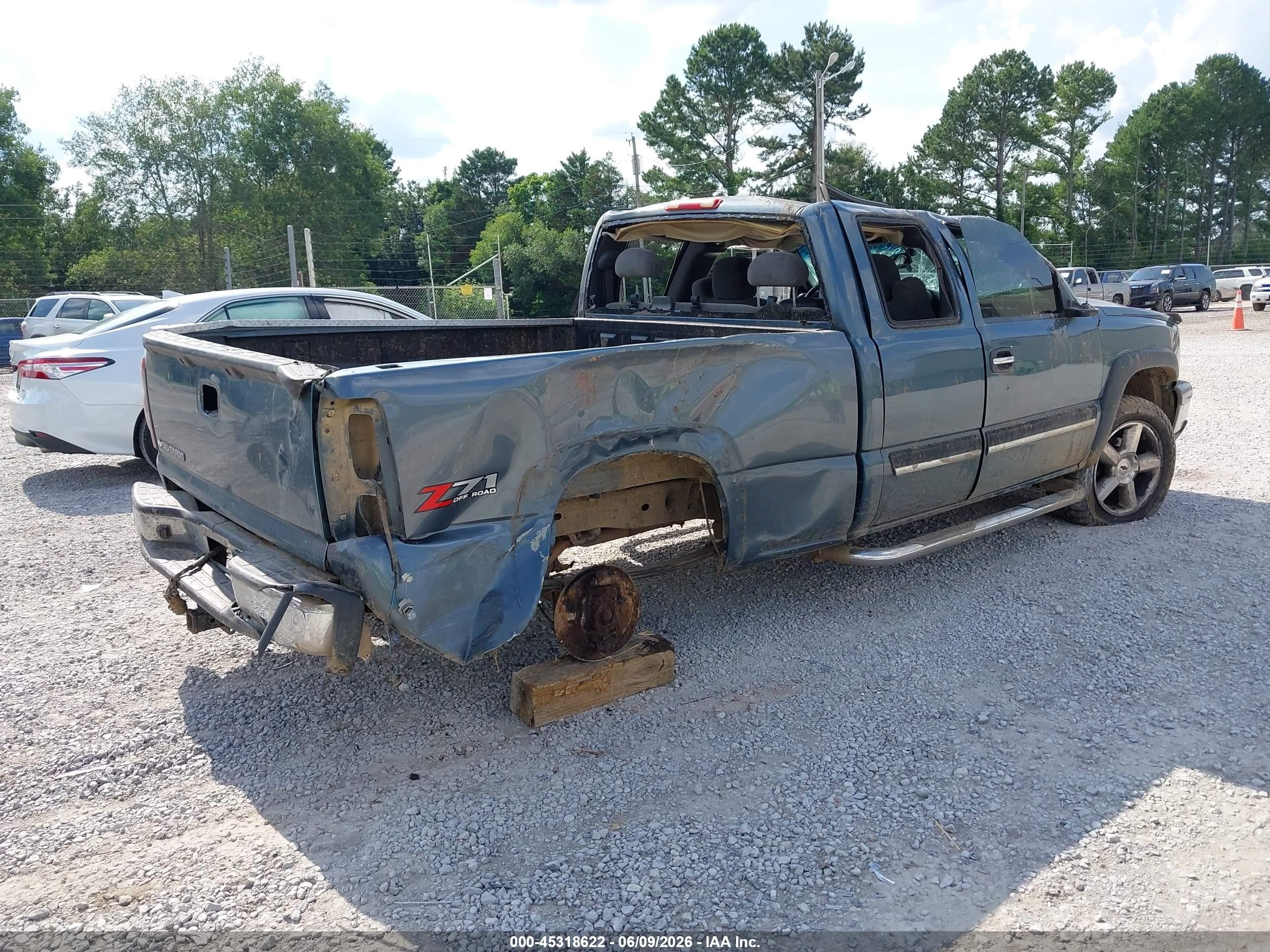 2007 Chevrolet Silverado 1500 Classic Lt1 Blue vin: 1GCEK19Z27Z193541