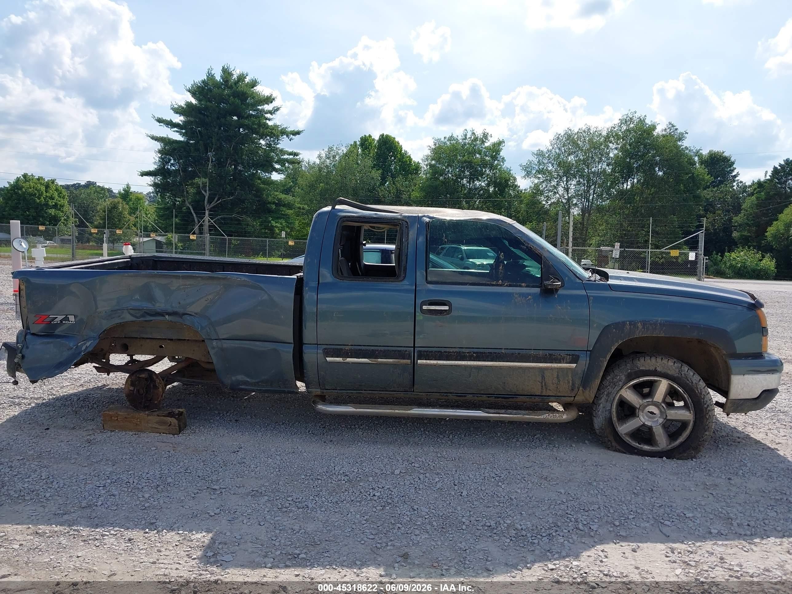 2007 Chevrolet Silverado 1500 Classic Lt1 Blue vin: 1GCEK19Z27Z193541