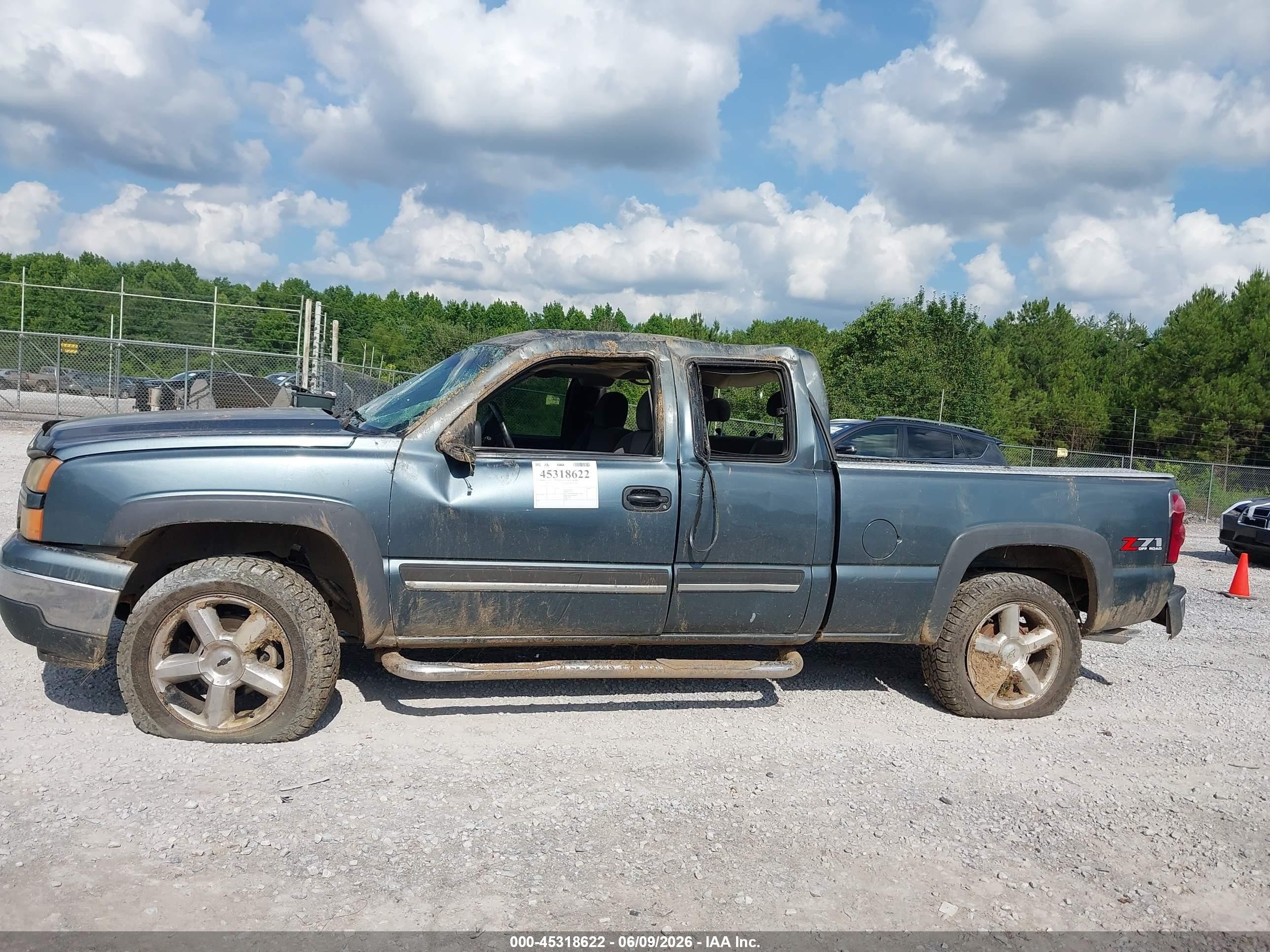 2007 Chevrolet Silverado 1500 Classic Lt1 Blue vin: 1GCEK19Z27Z193541
