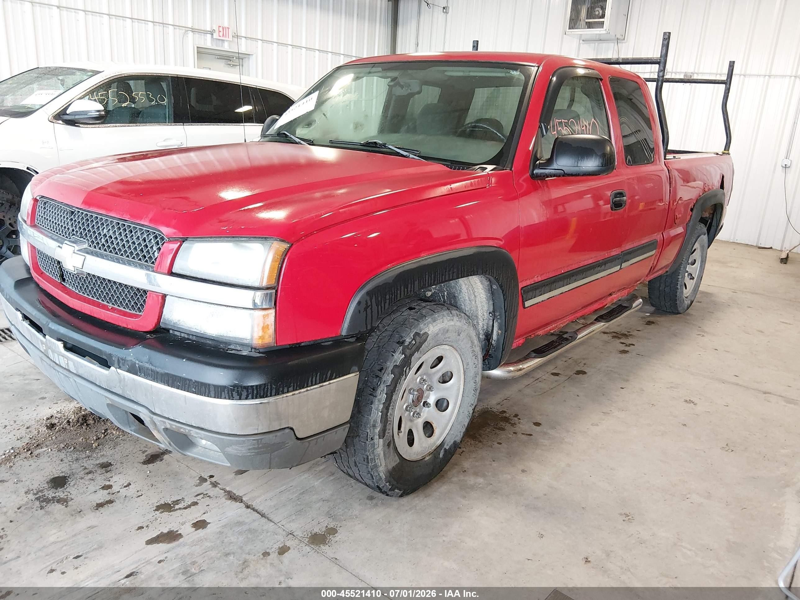 2005 Chevrolet Silverado 1500 Z71 Red vin: 1GCEK19Z35Z310041