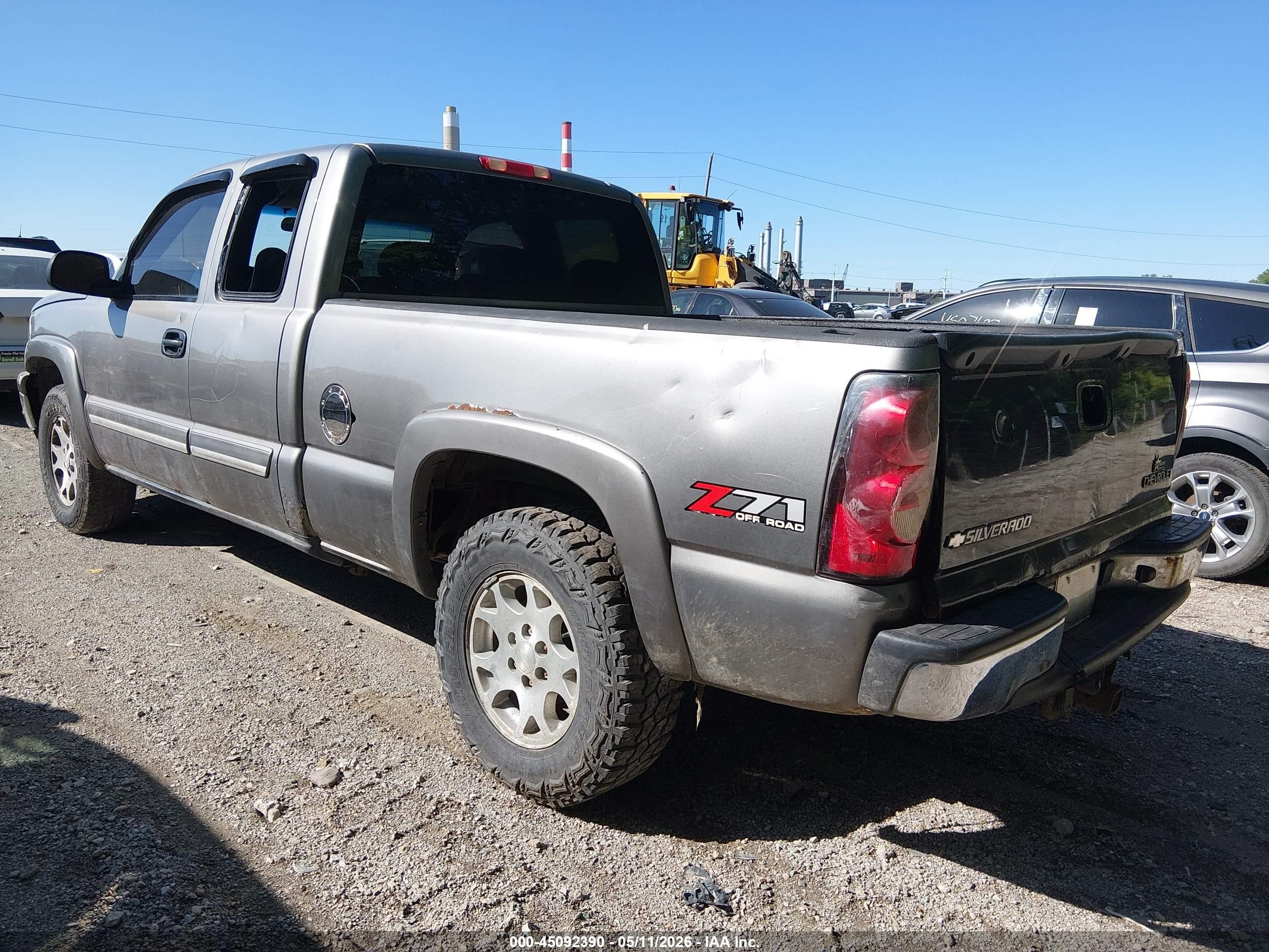 2006 Chevrolet Silverado 1500 Ls Gray vin: 1GCEK19Z46Z192096