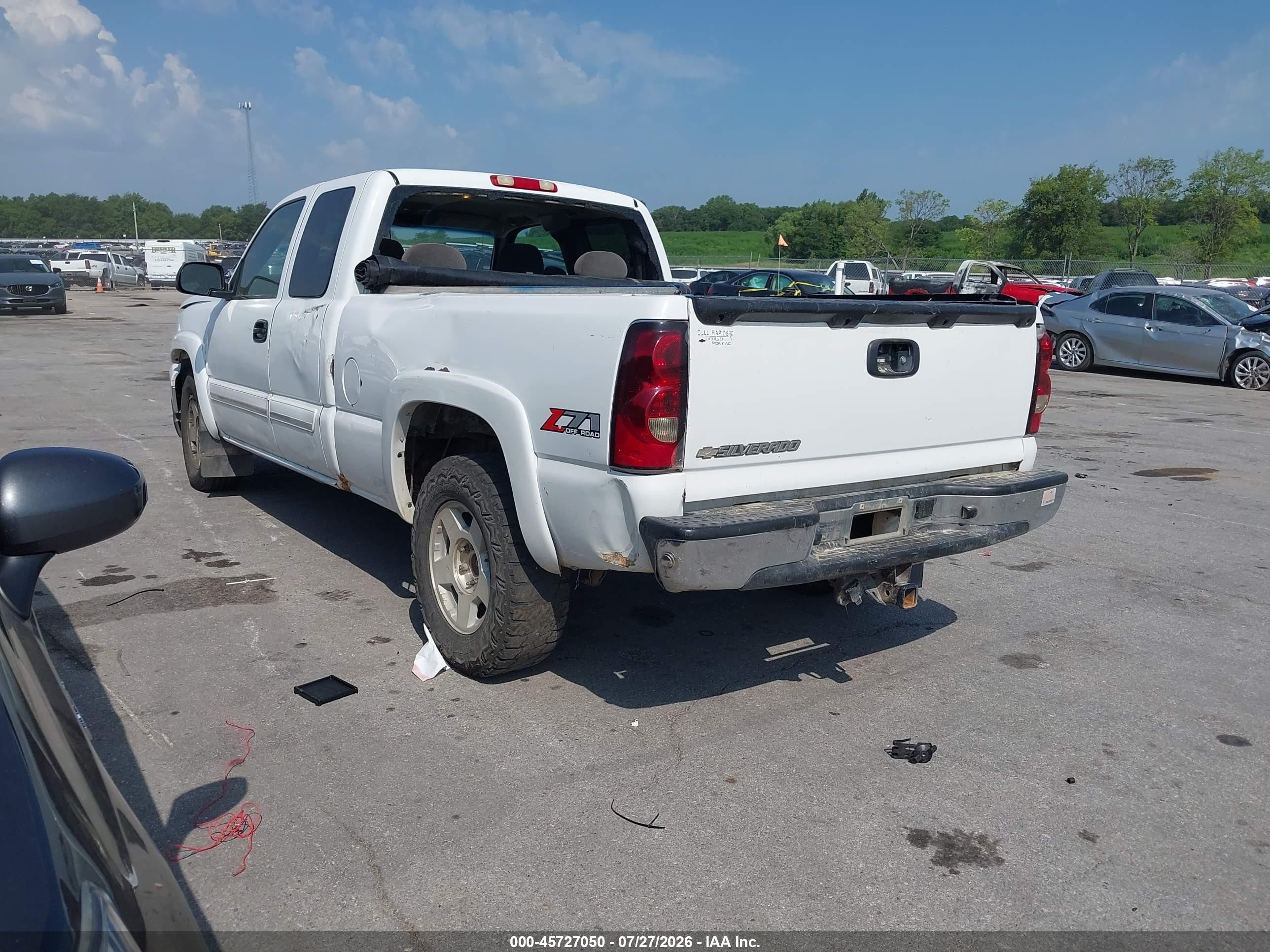 2006 Chevrolet Silverado 1500 Lt1 White vin: 1GCEK19Z46Z227462