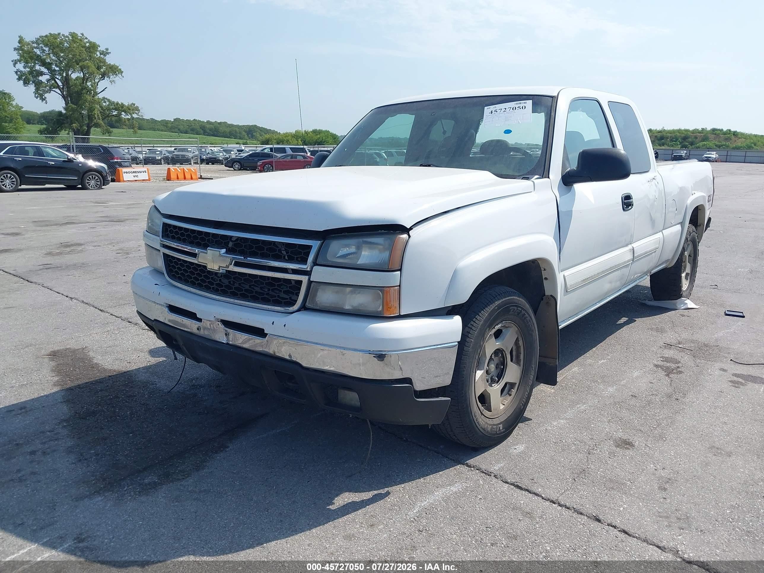 2006 Chevrolet Silverado 1500 Lt1 White vin: 1GCEK19Z46Z227462
