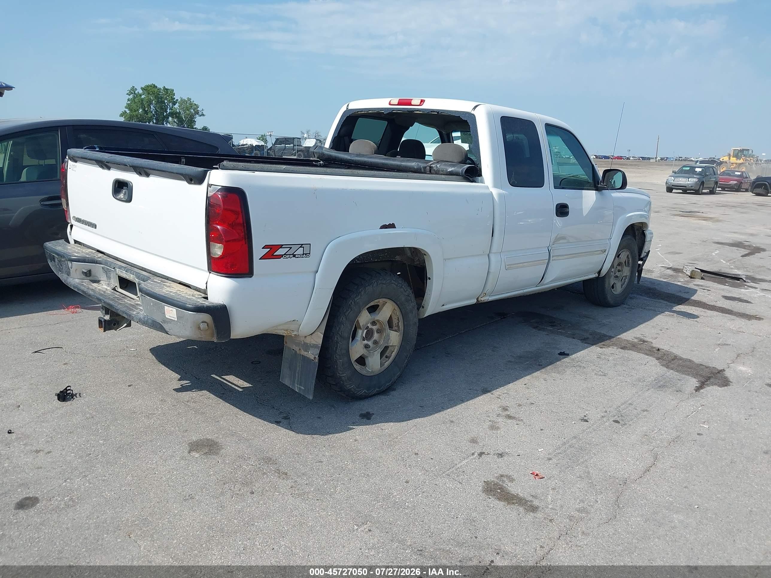 2006 Chevrolet Silverado 1500 Lt1 White vin: 1GCEK19Z46Z227462