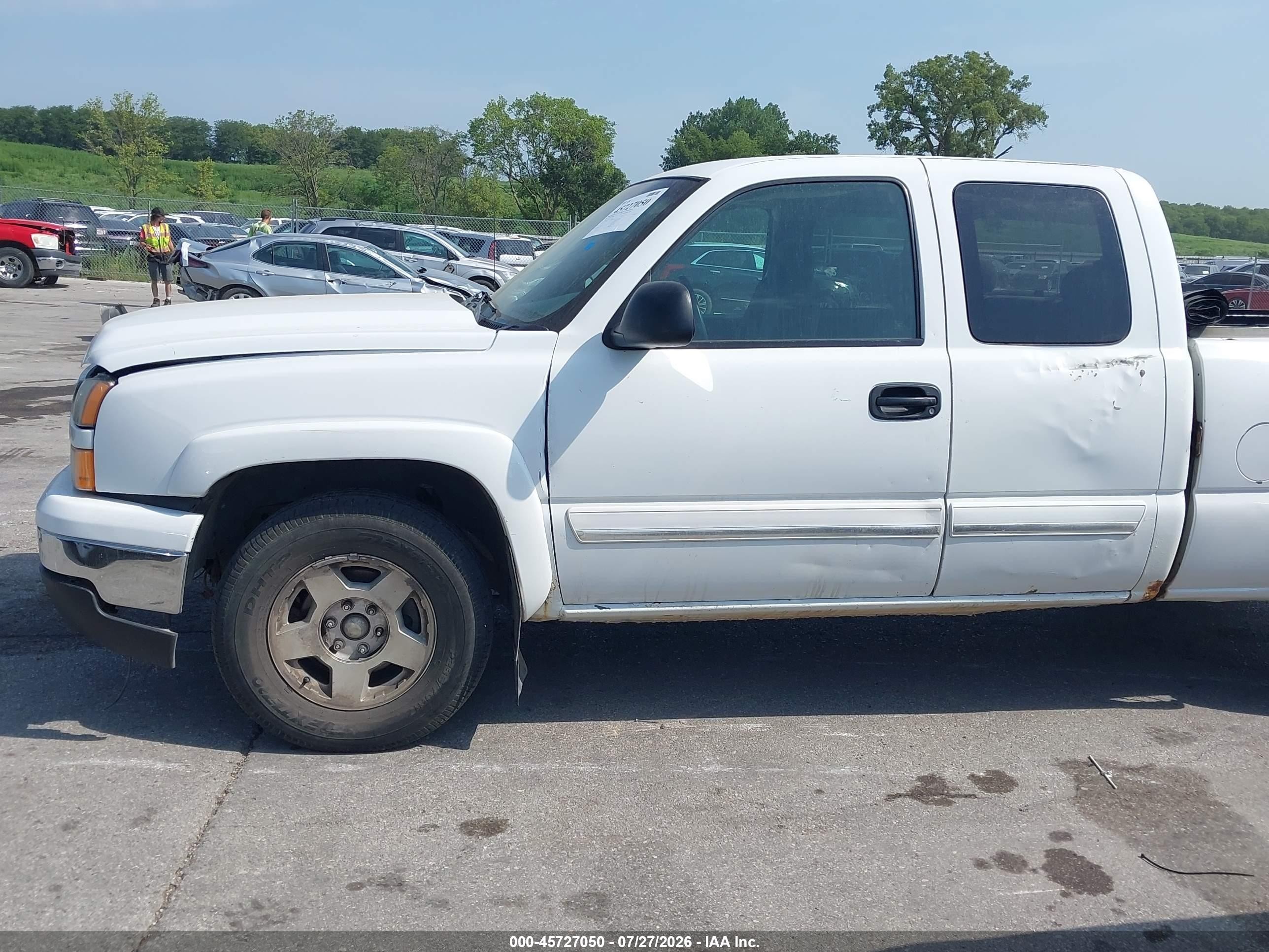 2006 Chevrolet Silverado 1500 Lt1 White vin: 1GCEK19Z46Z227462