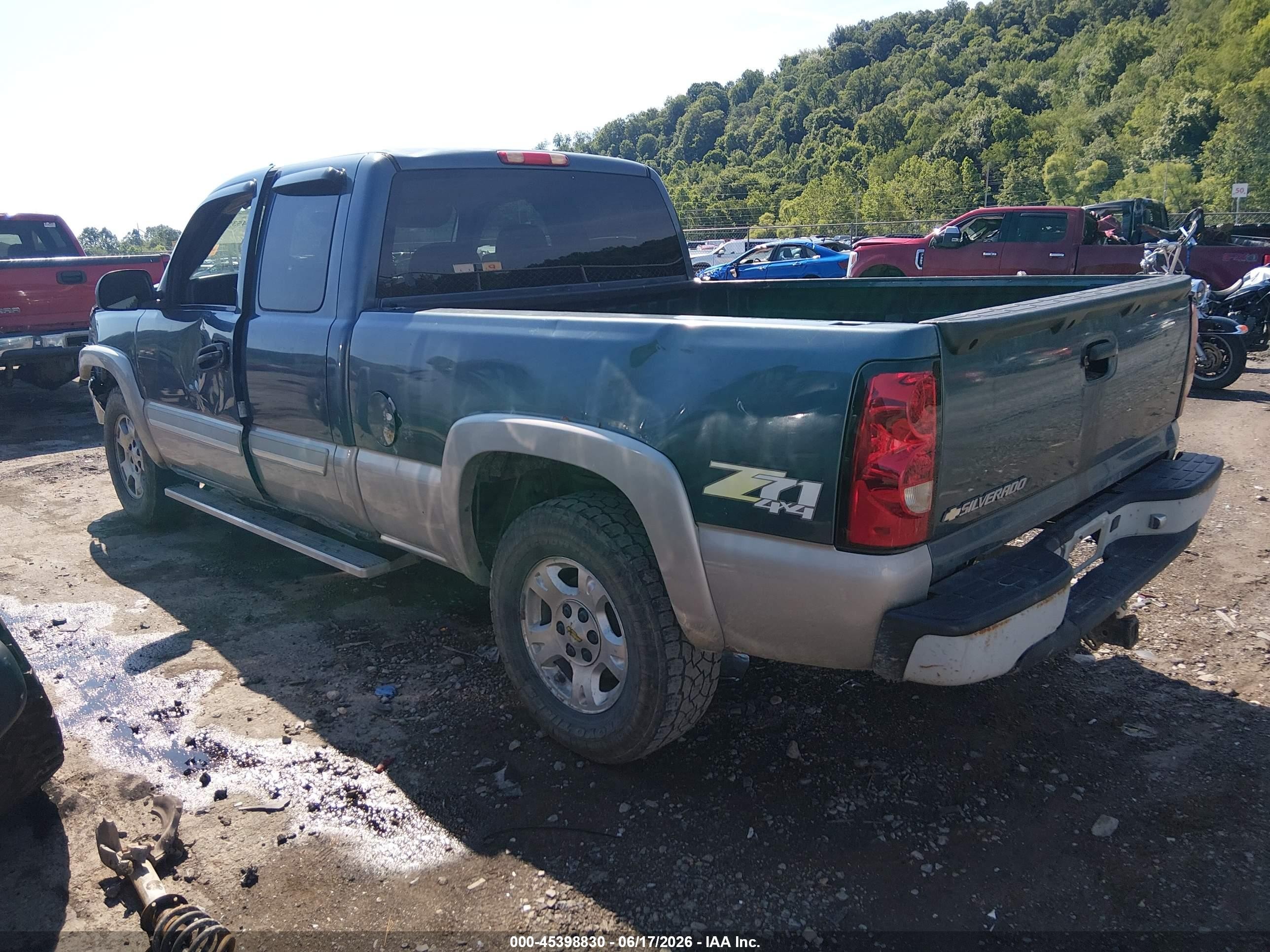 2006 Chevrolet Silverado 1500 Lt3 Blue vin: 1GCEK19Z46Z268917
