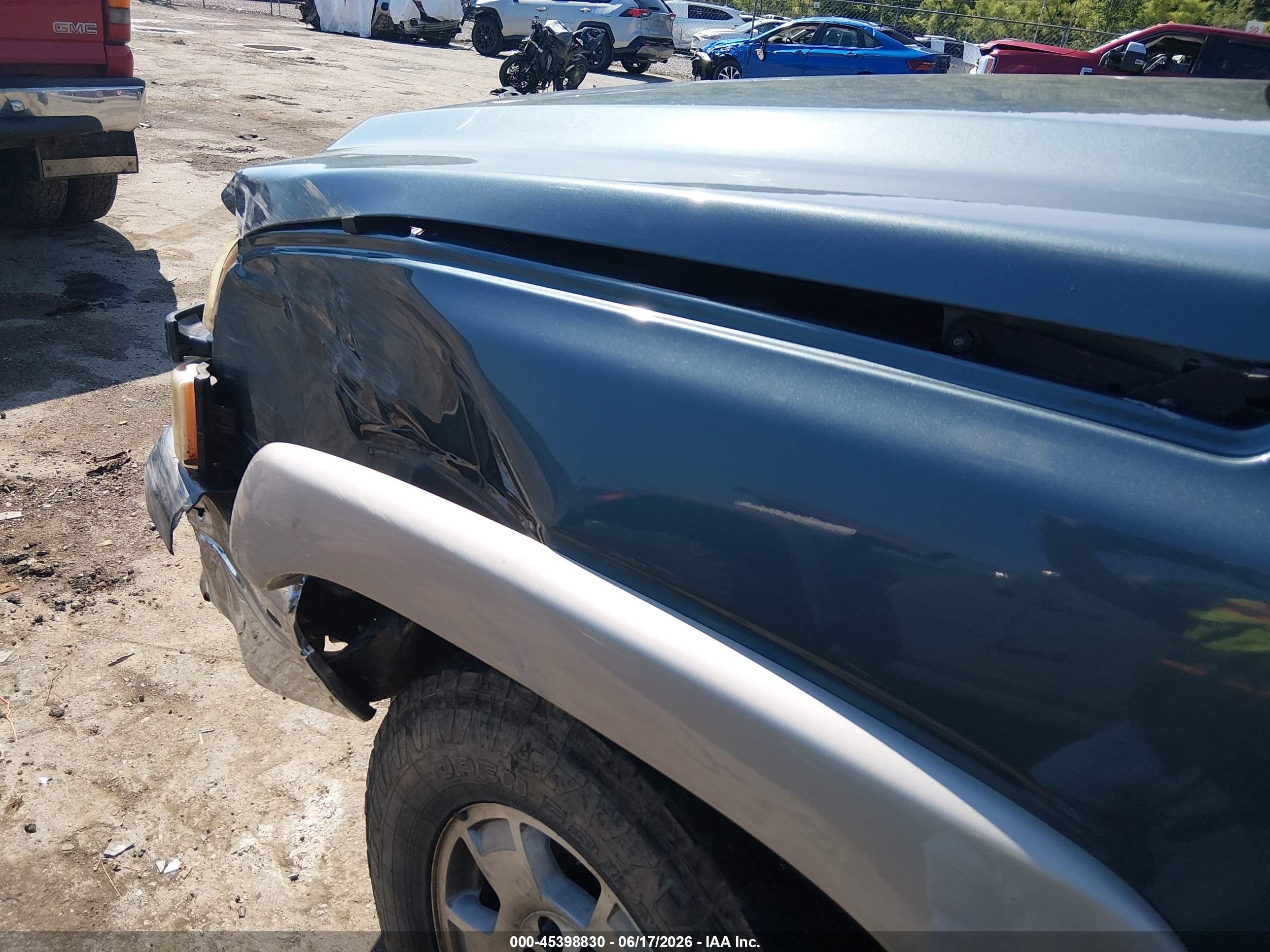 2006 Chevrolet Silverado 1500 Lt3 Blue vin: 1GCEK19Z46Z268917