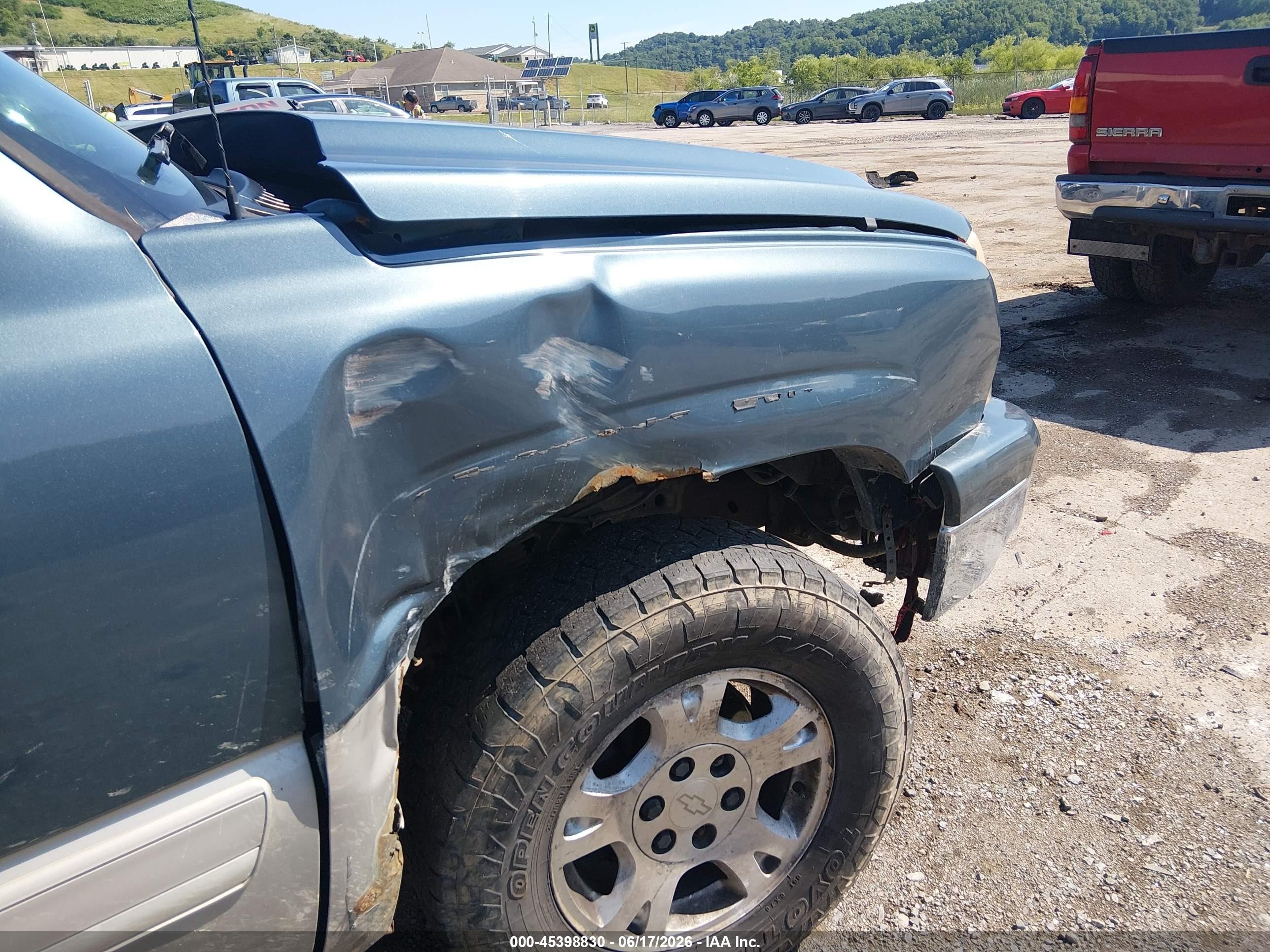 2006 Chevrolet Silverado 1500 Lt3 Blue vin: 1GCEK19Z46Z268917