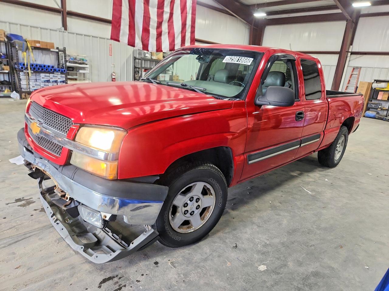 2005 Chevrolet Silverado K1500 Red vin: 1GCEK19Z55Z124792