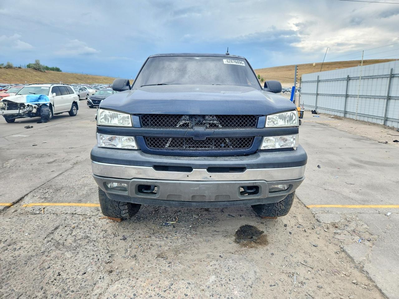 2005 Chevrolet Silverado K1500 Blue vin: 1GCEK19Z55Z244933