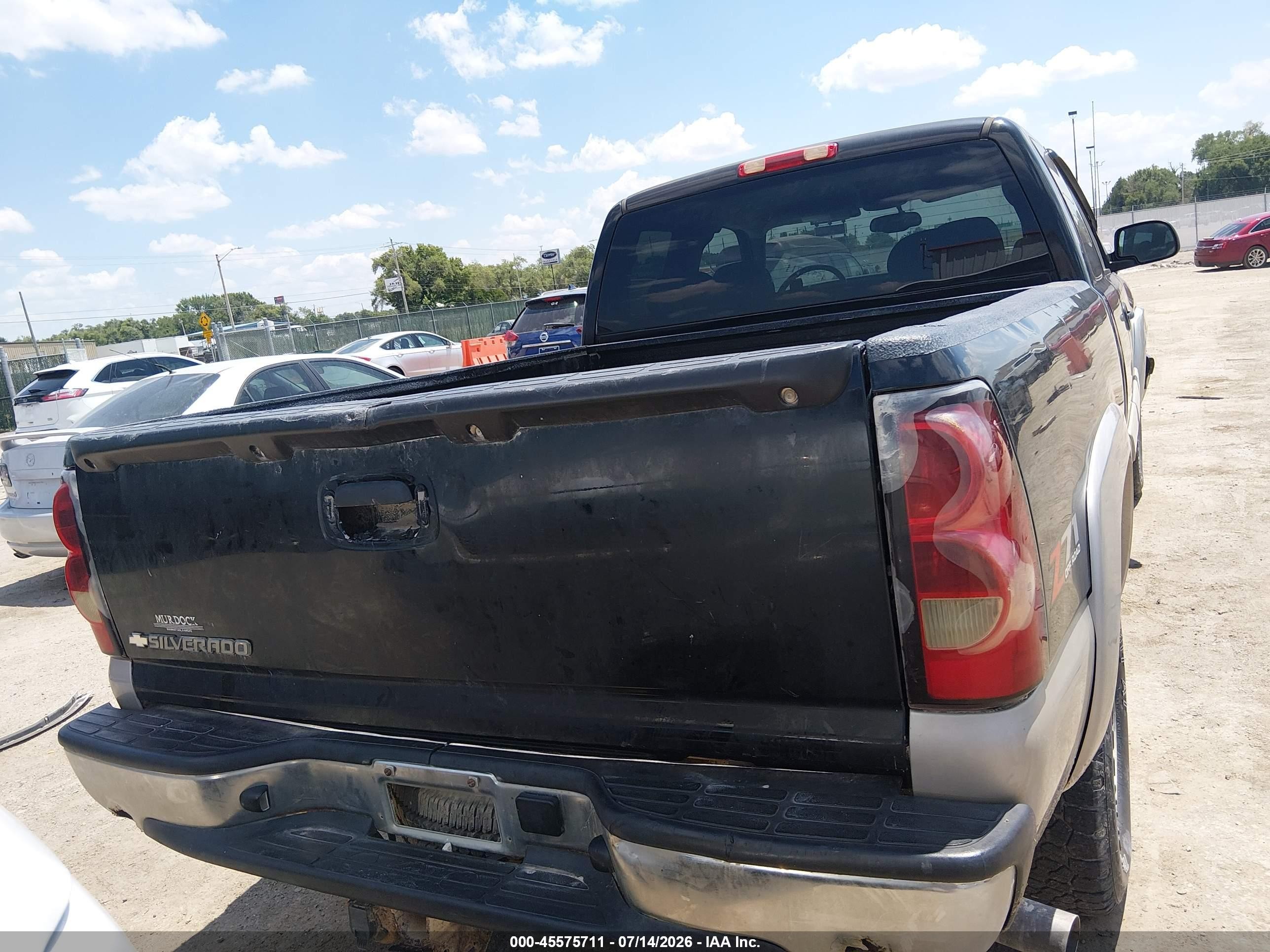 2006 Chevrolet Silverado 1500 Lt1 Black vin: 1GCEK19Z56Z159138