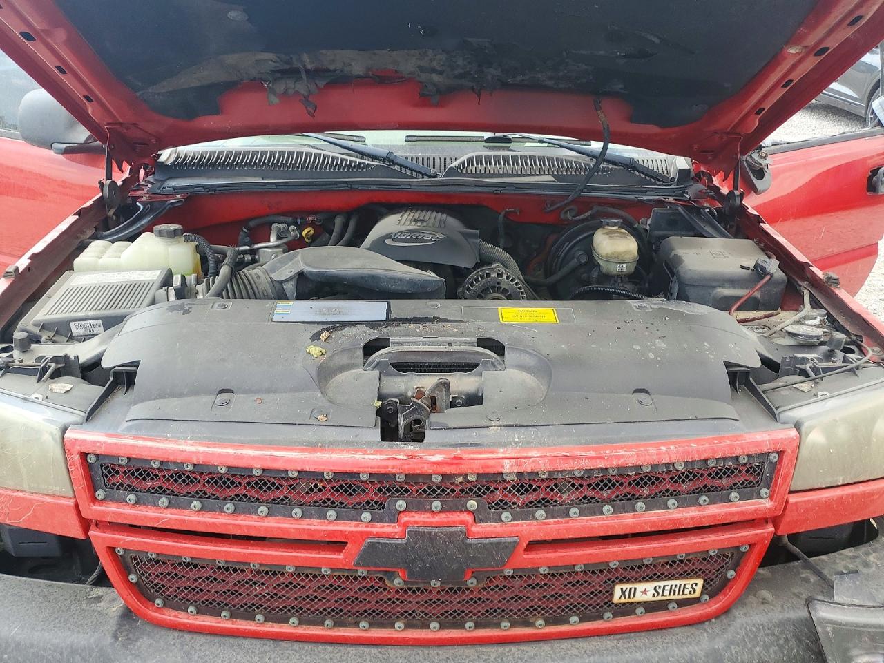 2006 Chevrolet Silverado K1500 Red vin: 1GCEK19Z56Z184928