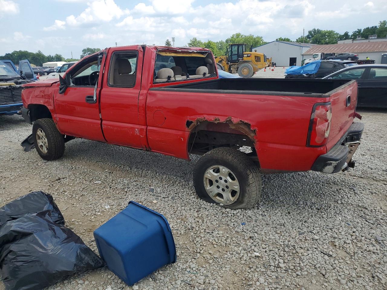 2006 Chevrolet Silverado K1500 Red vin: 1GCEK19Z56Z184928