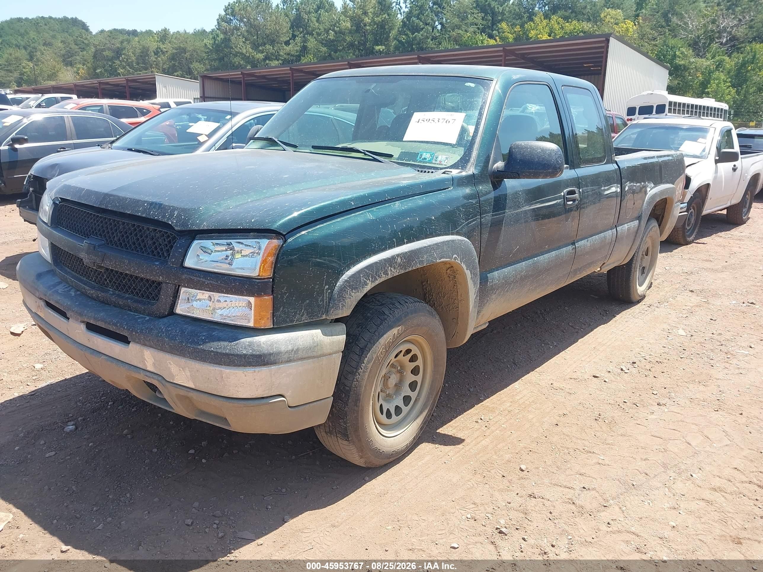 2004 Chevrolet Silverado 1500 Work Truck Зеленый vin: 1GCEK19Z64Z273971