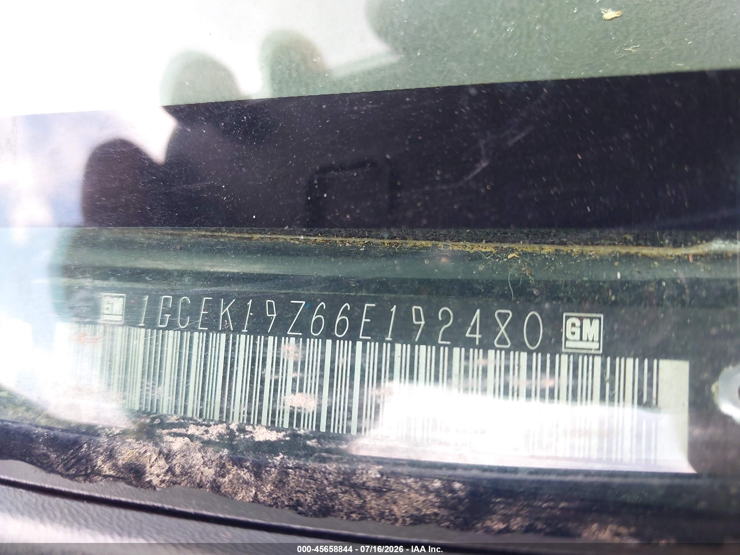 2006 Chevrolet Silverado 1500 Work Truck Green vin: 1GCEK19Z66E192480