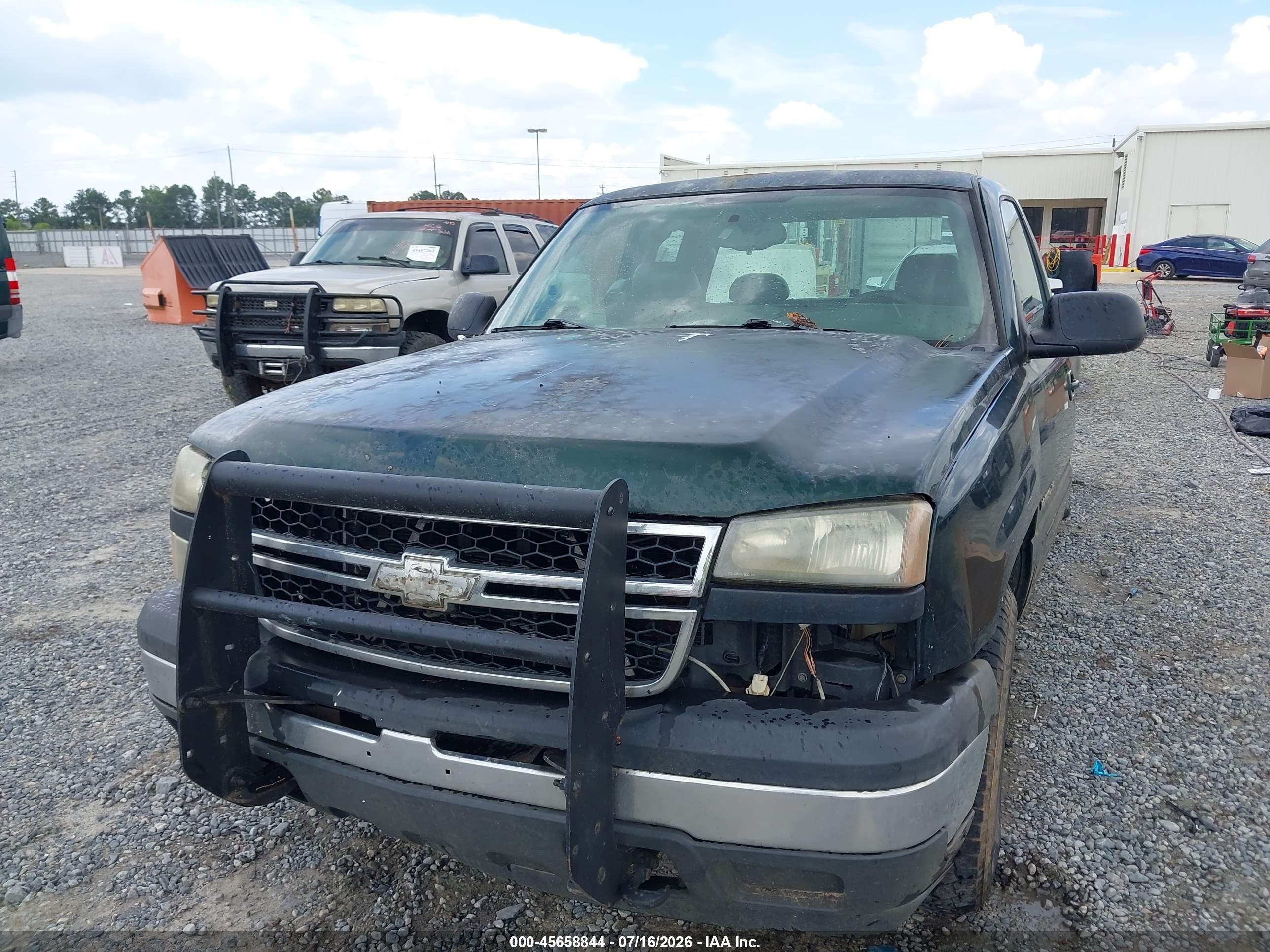 2006 Chevrolet Silverado 1500 Work Truck Green vin: 1GCEK19Z66E192480
