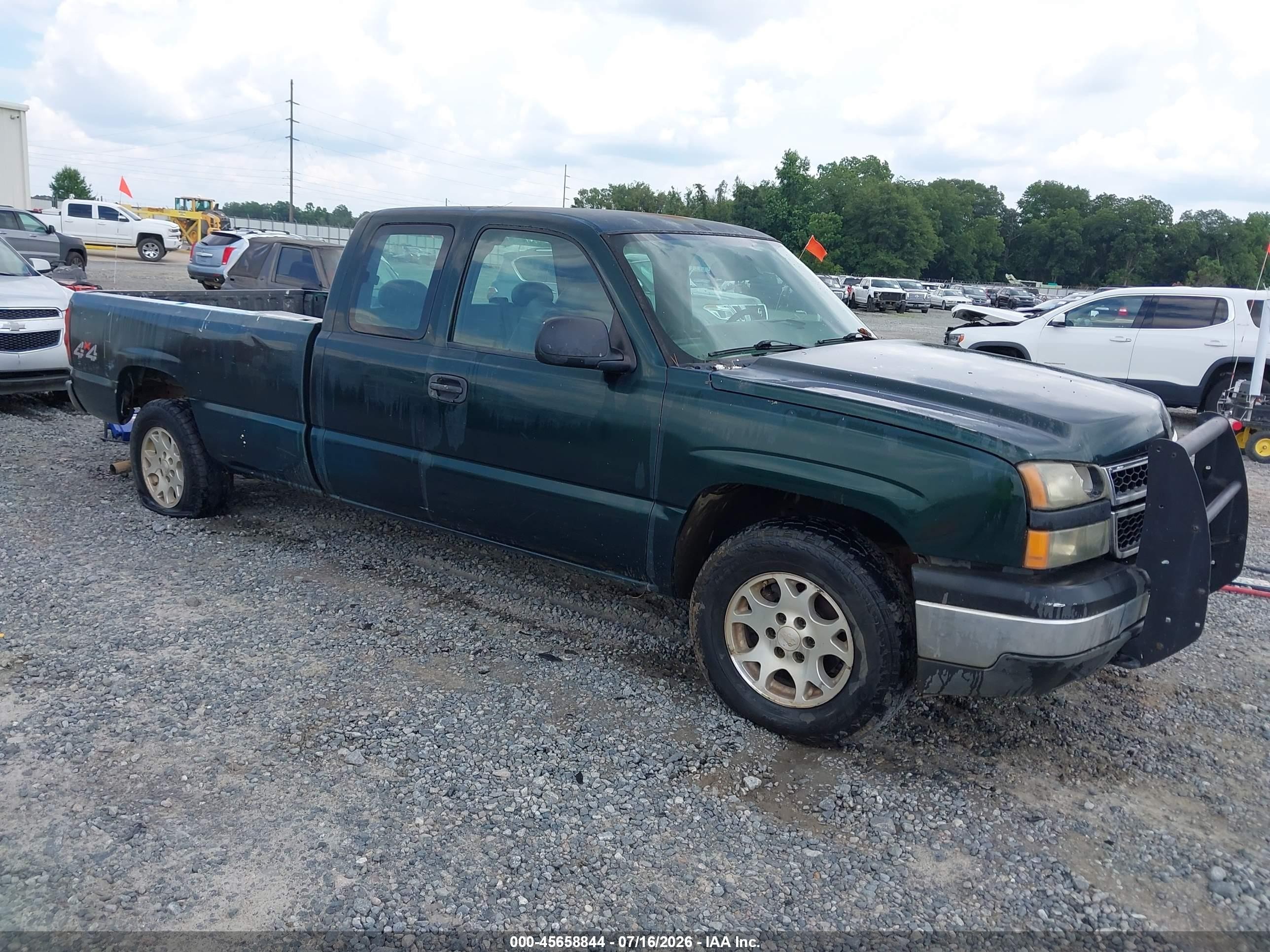 2006 Chevrolet Silverado 1500 Work Truck Зеленый vin: 1GCEK19Z66E192480