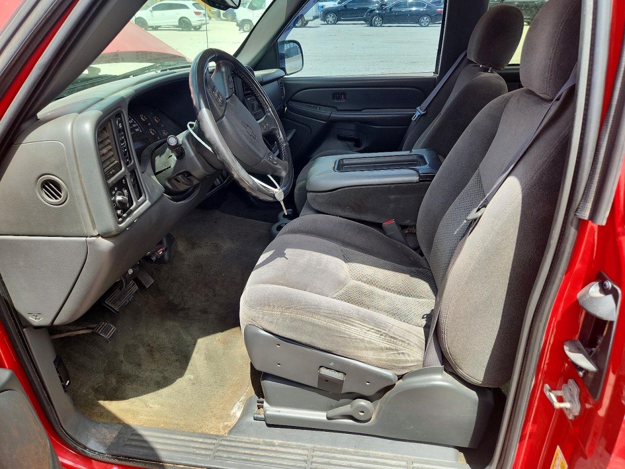 2006 Chevrolet Silverado K1500 Red vin: 1GCEK19Z66Z297108