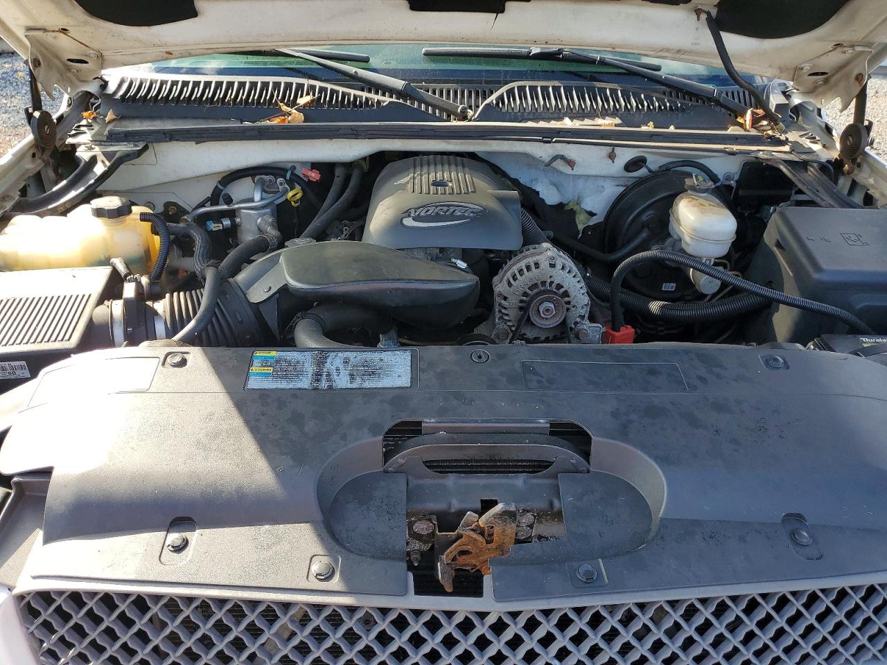 2005 Chevrolet Silverado K1500 White vin: 1GCEK19Z75Z153324