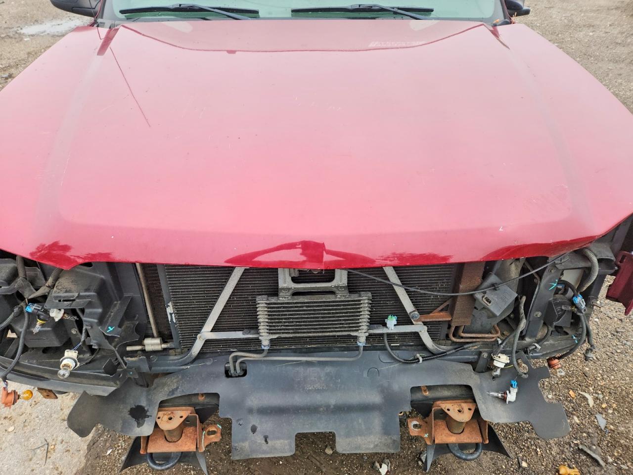 2005 Chevrolet Silverado K1500 Red vin: 1GCEK19Z75Z188221
