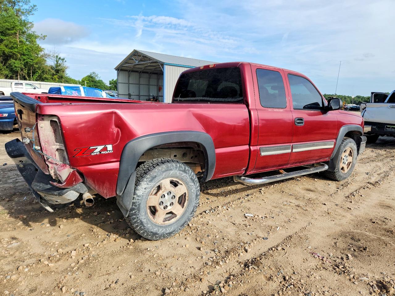 2005 Chevrolet Silverado K1500 Maroon vin: 1GCEK19Z75Z321463