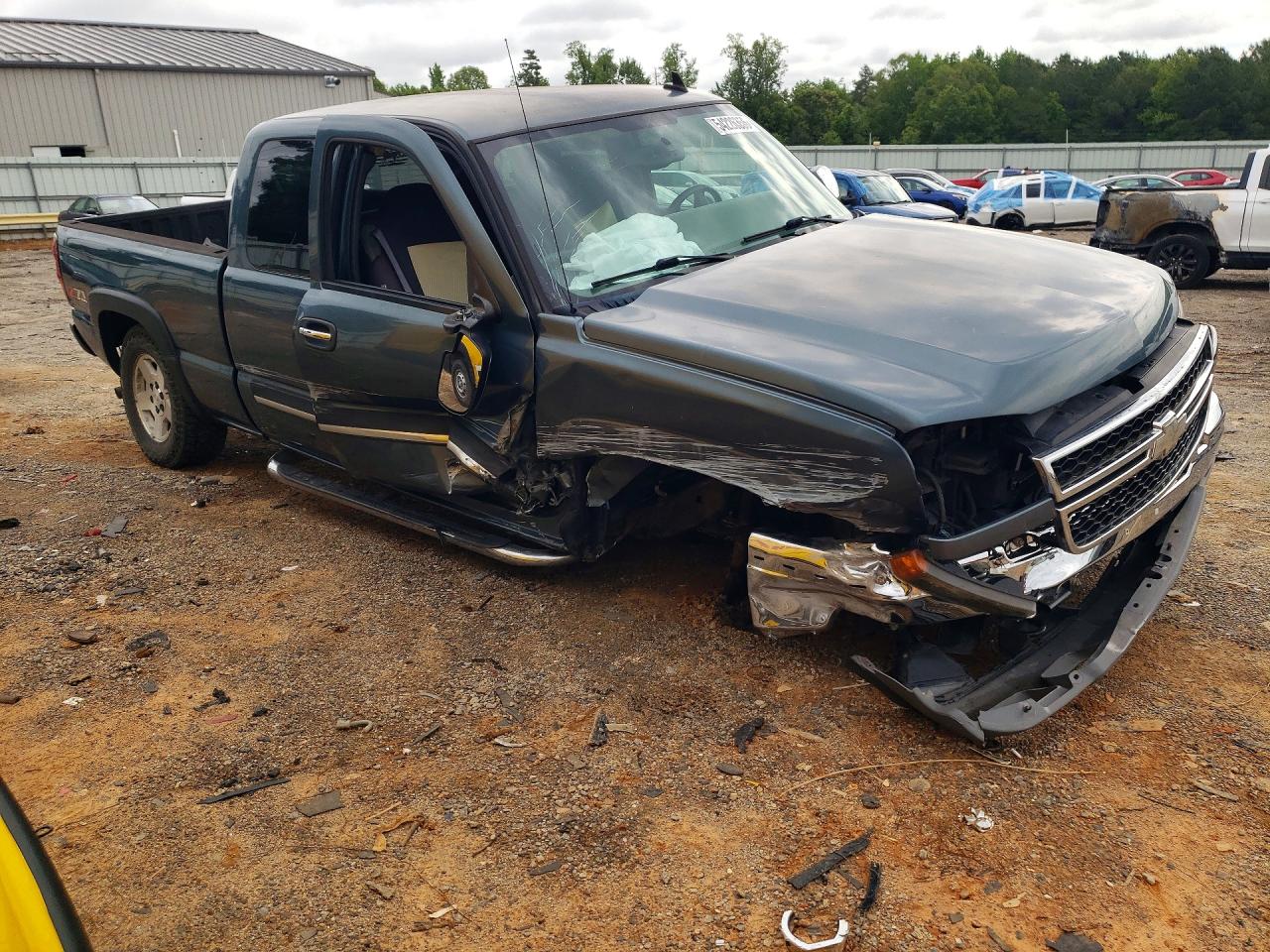 2007 Chevrolet Silverado K1500 Classic Gray vin: 1GCEK19Z77Z203366