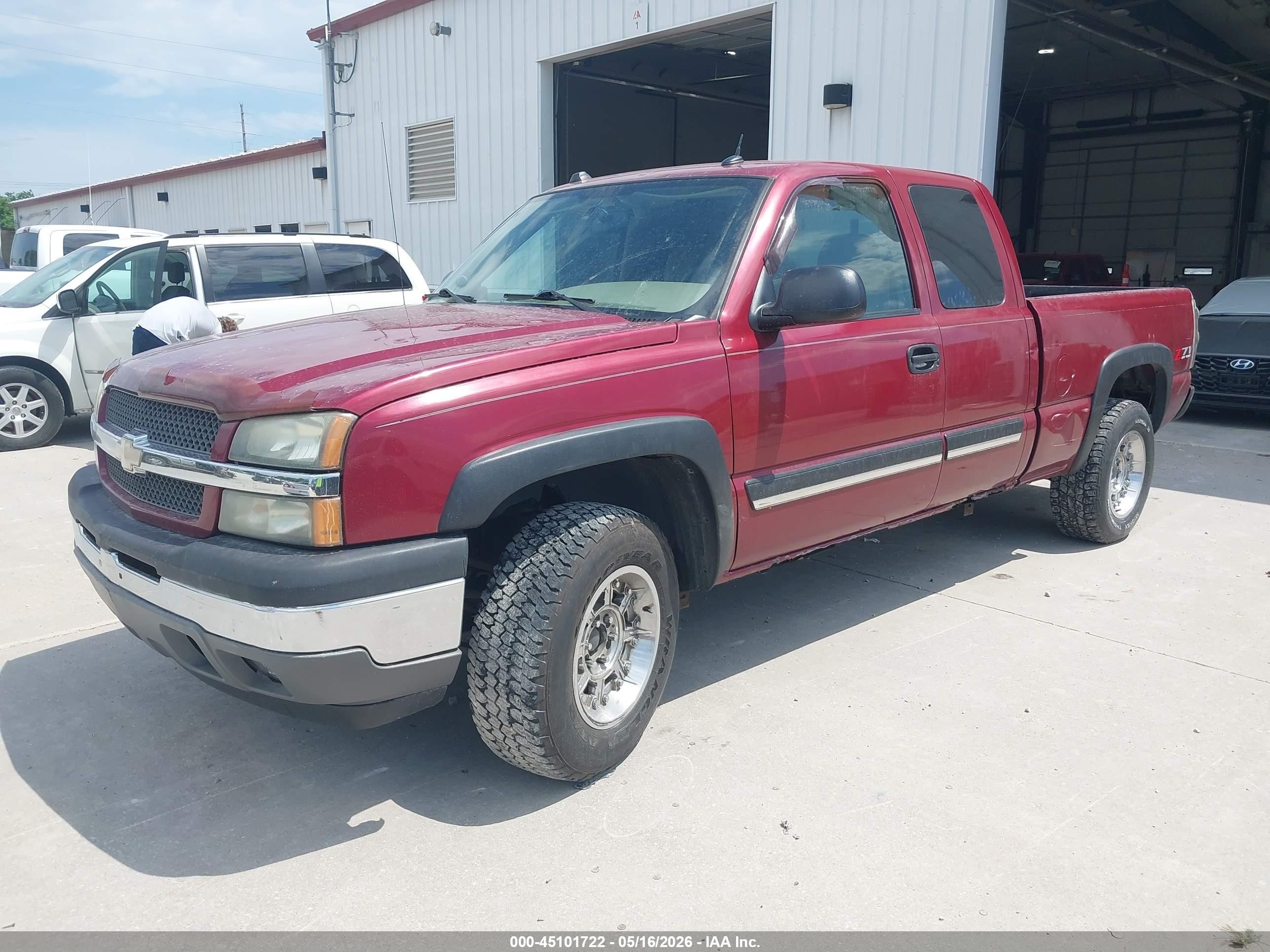 2005 Chevrolet Silverado 1500 Z71 Бордовый vin: 1GCEK19Z85Z215572